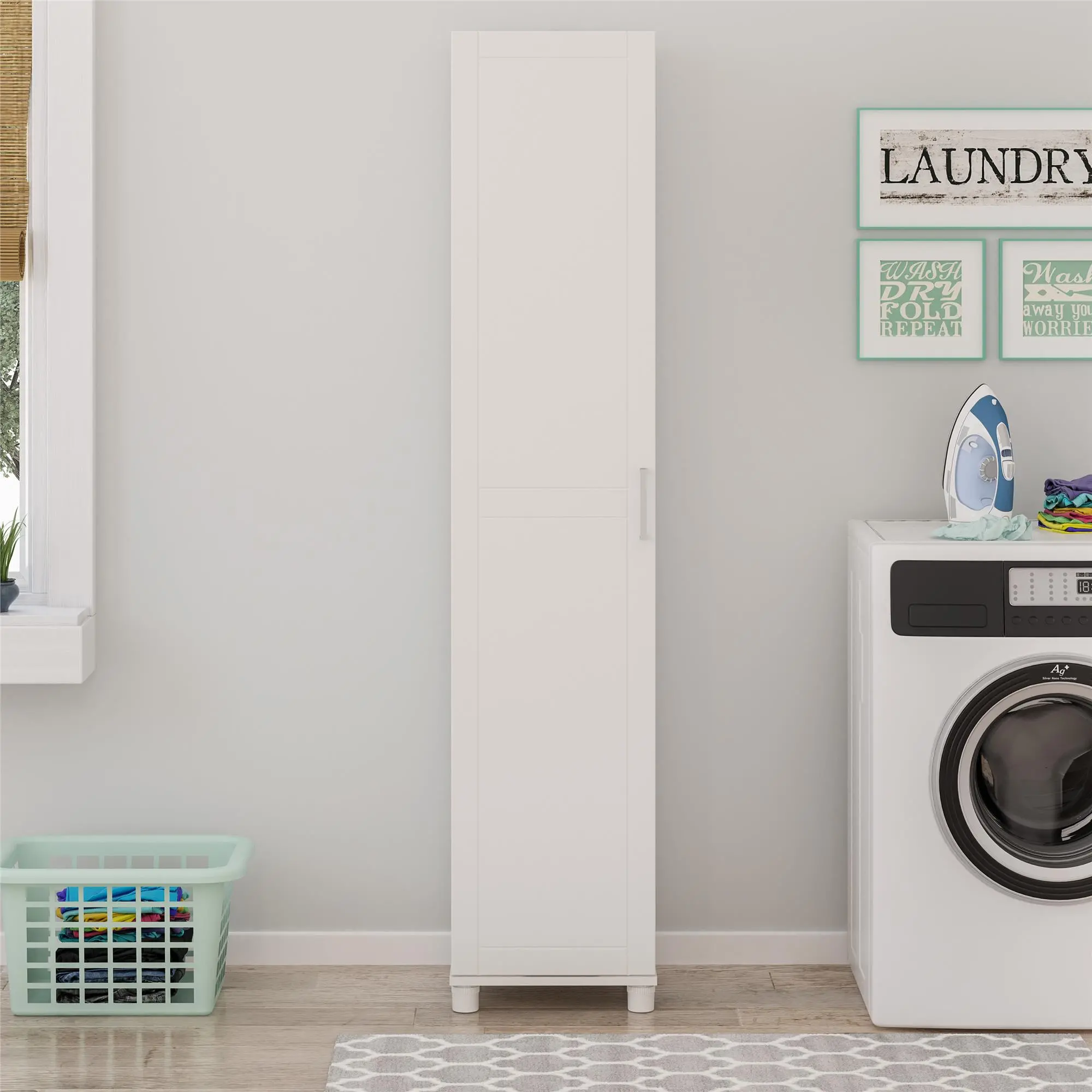 Callahan White 16  Utility Storage Cabinet-2