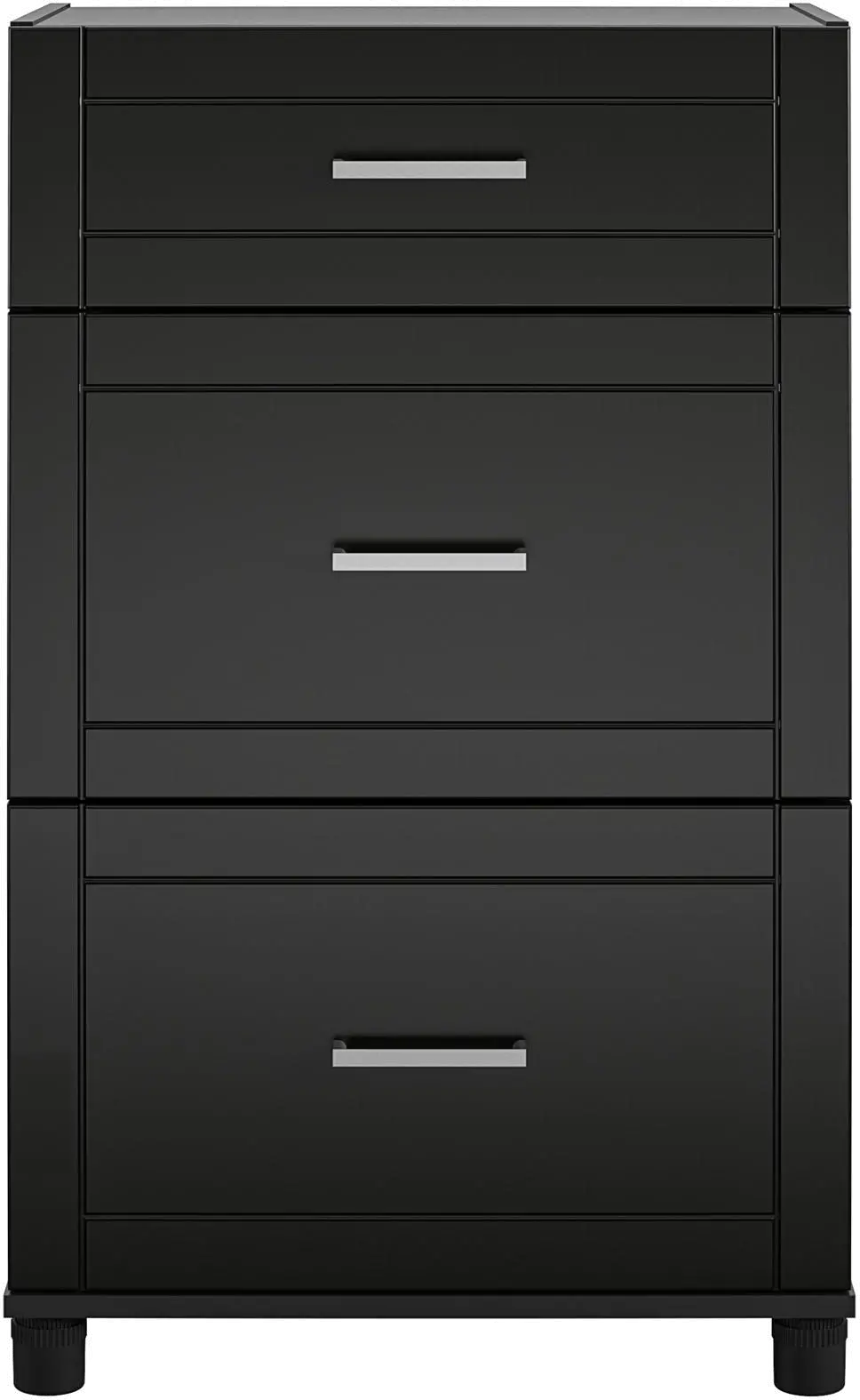 Callahan Black 24  3 Drawer Base Cabinet-1