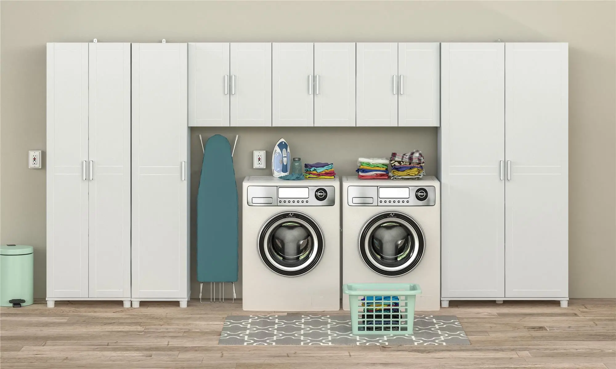 Callahan White 36  Utility Storage Cabinet-4