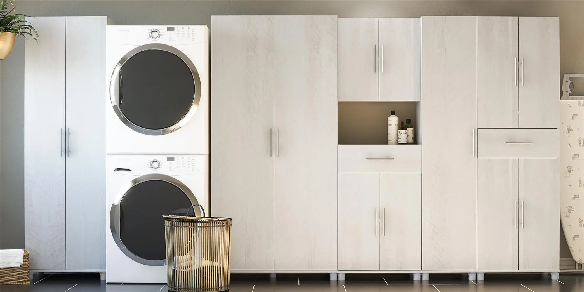 Camberly Ivory Oak Storage Cabinet with Drawer-4