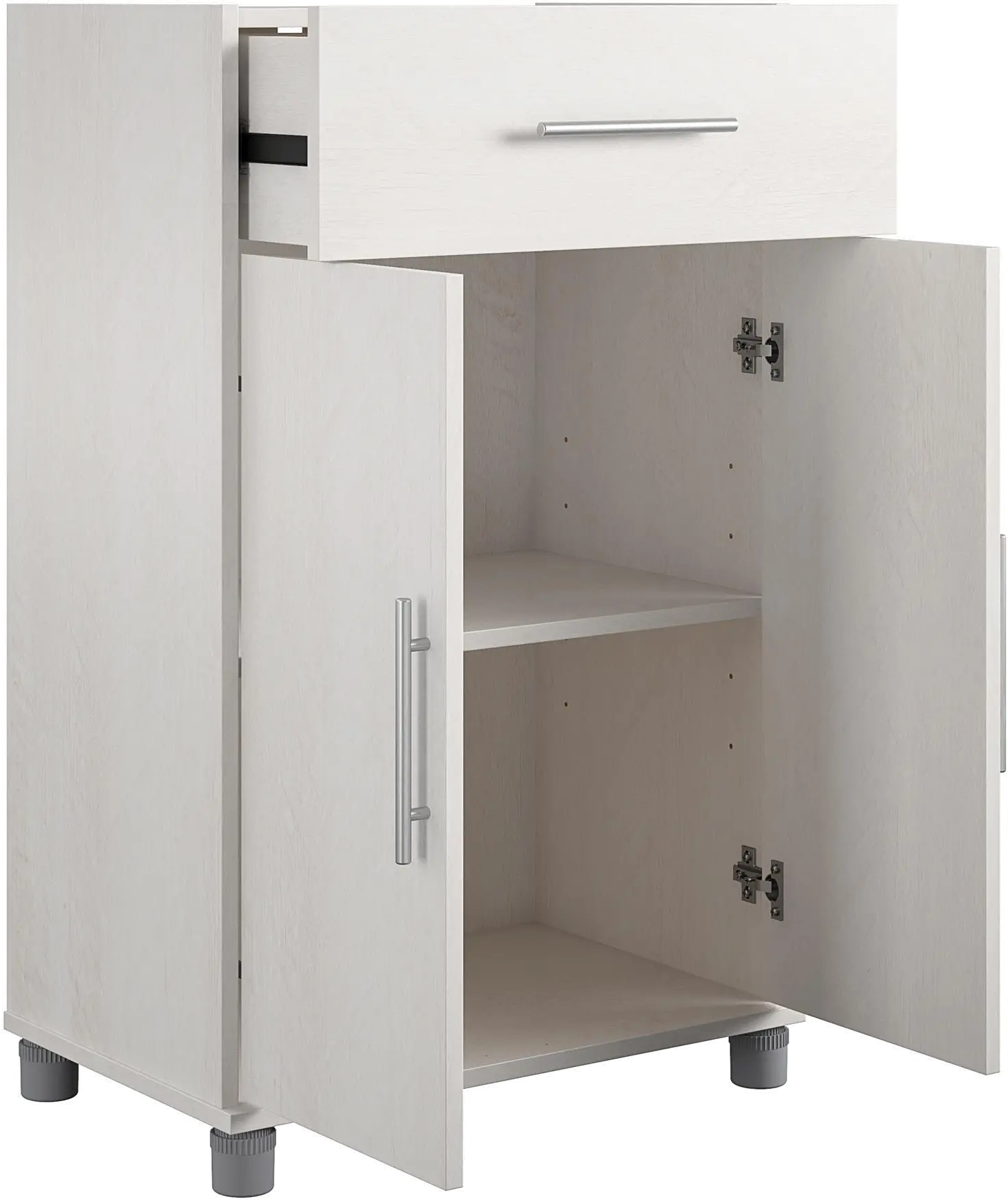 Camberly Ivory Oak Storage Cabinet with Drawer-6