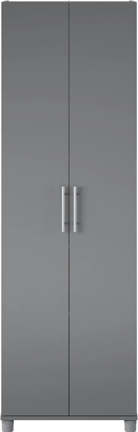 Camberly Graphite Gray 24  Utility Storage Cabinet-5