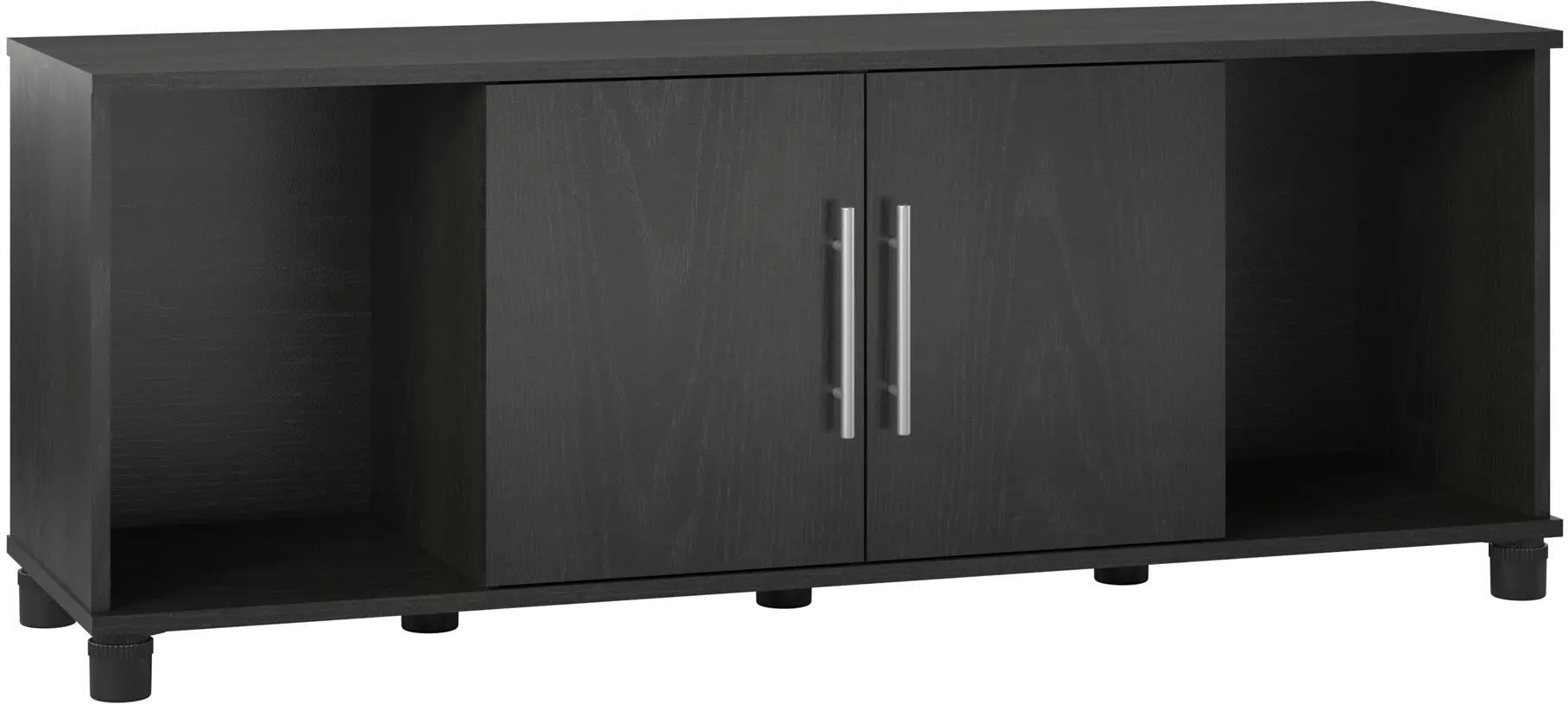 Camberly Black Oak Shoe Storage Bench-4