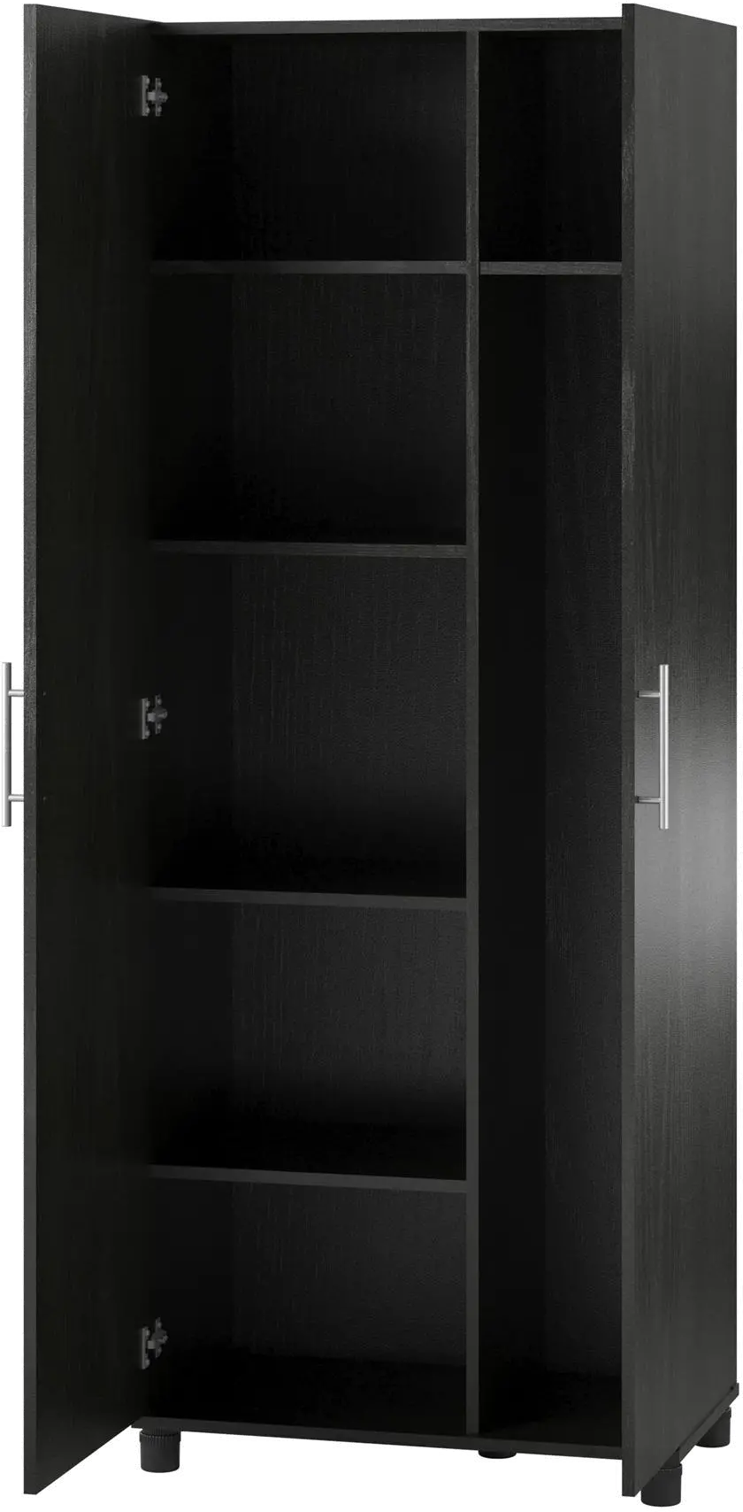 Camberly Black Oak Tall Asymmetrical Cabinet-5