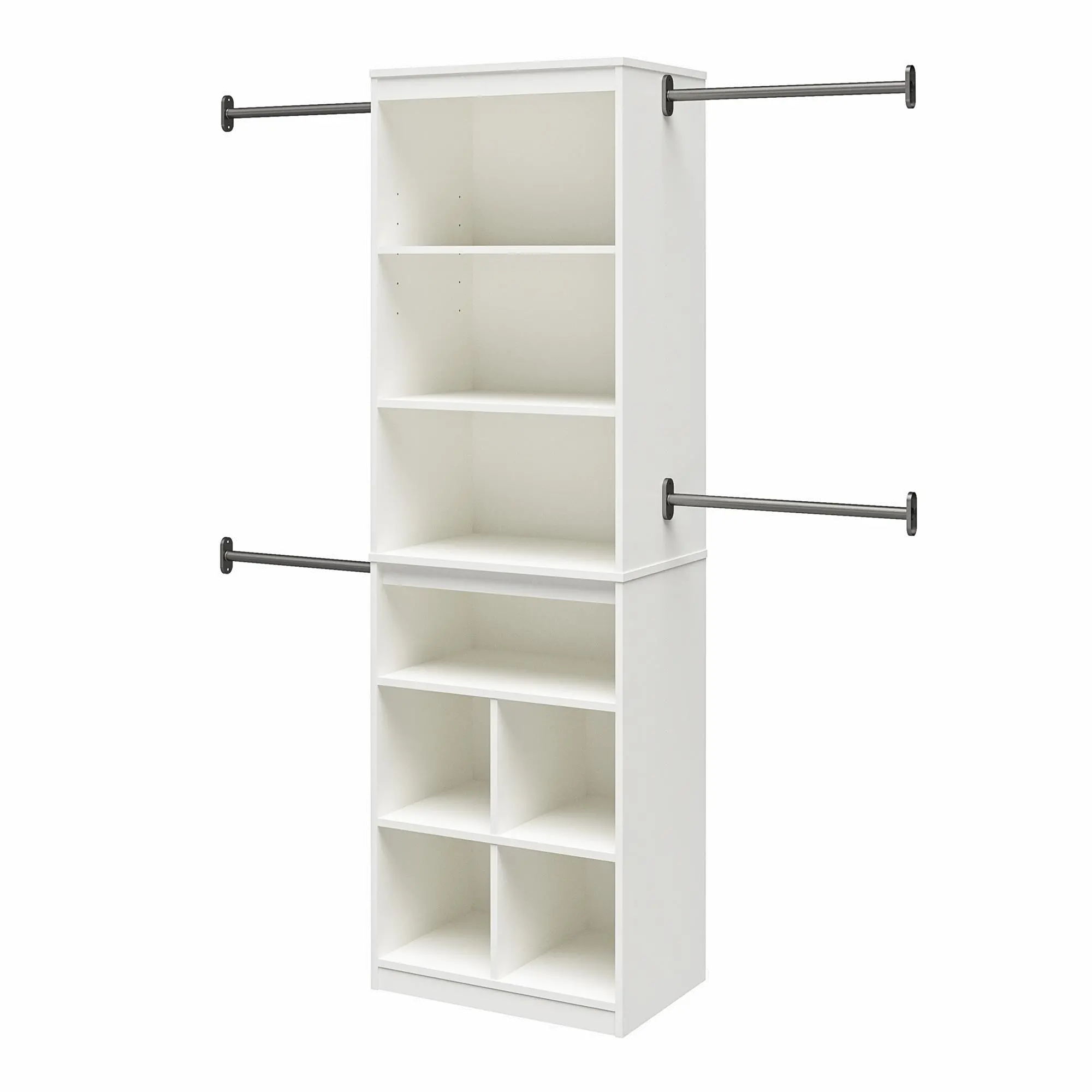 Graham White Closet Storage System-4
