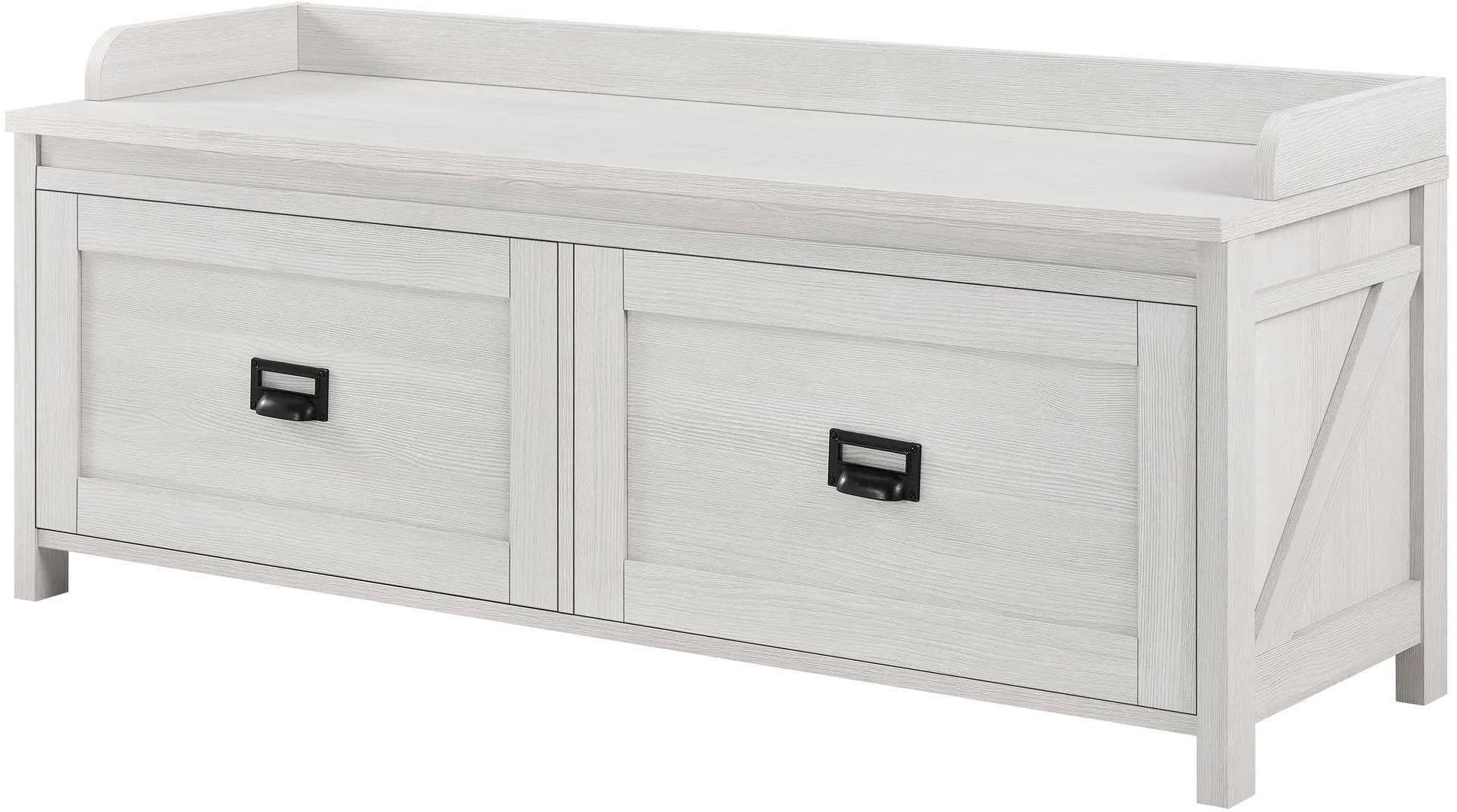 Farmington Ivory Pine Storage Bench-4