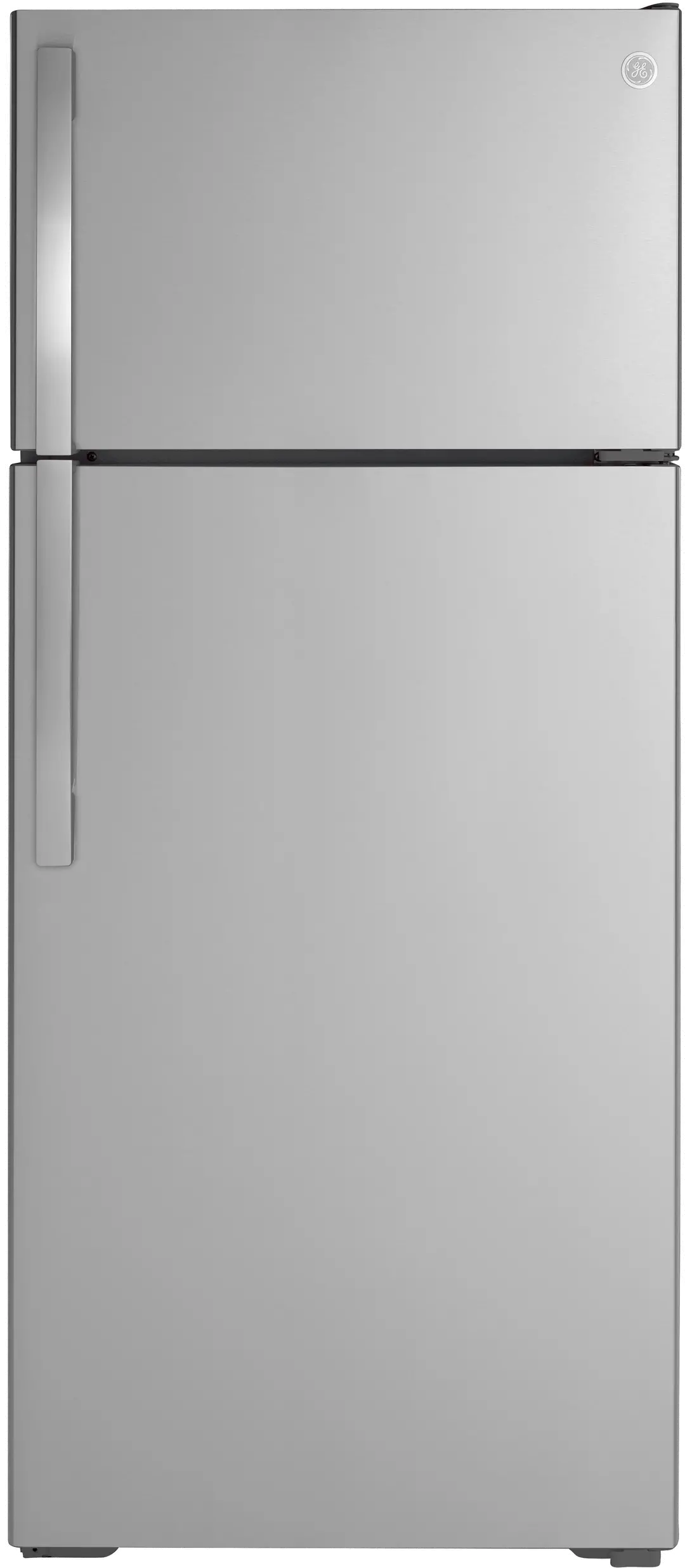 GIE18GSNRSS GE 17.5 Cu Ft Top-Freezer Refrigerator - Stainless Steel-1