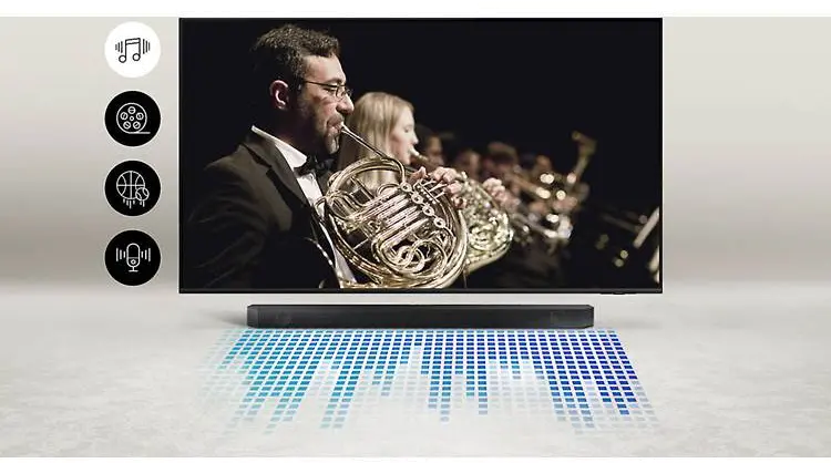 HW-Q60B/ZA Samsung HW-Q60B/ZA 3.1ch Soundbar with Dolby Audio / DTX Virtual:X-7