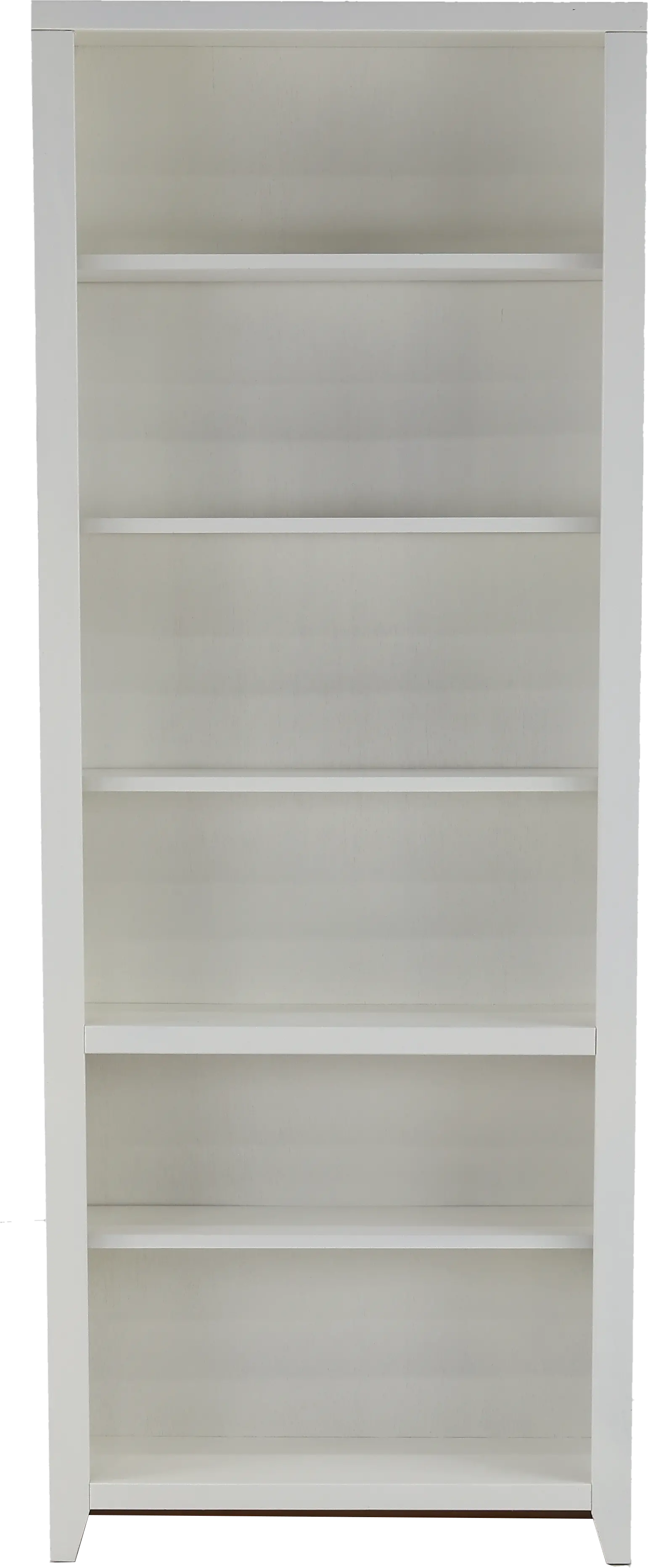 Urban Loft 84  White Bookcase-4