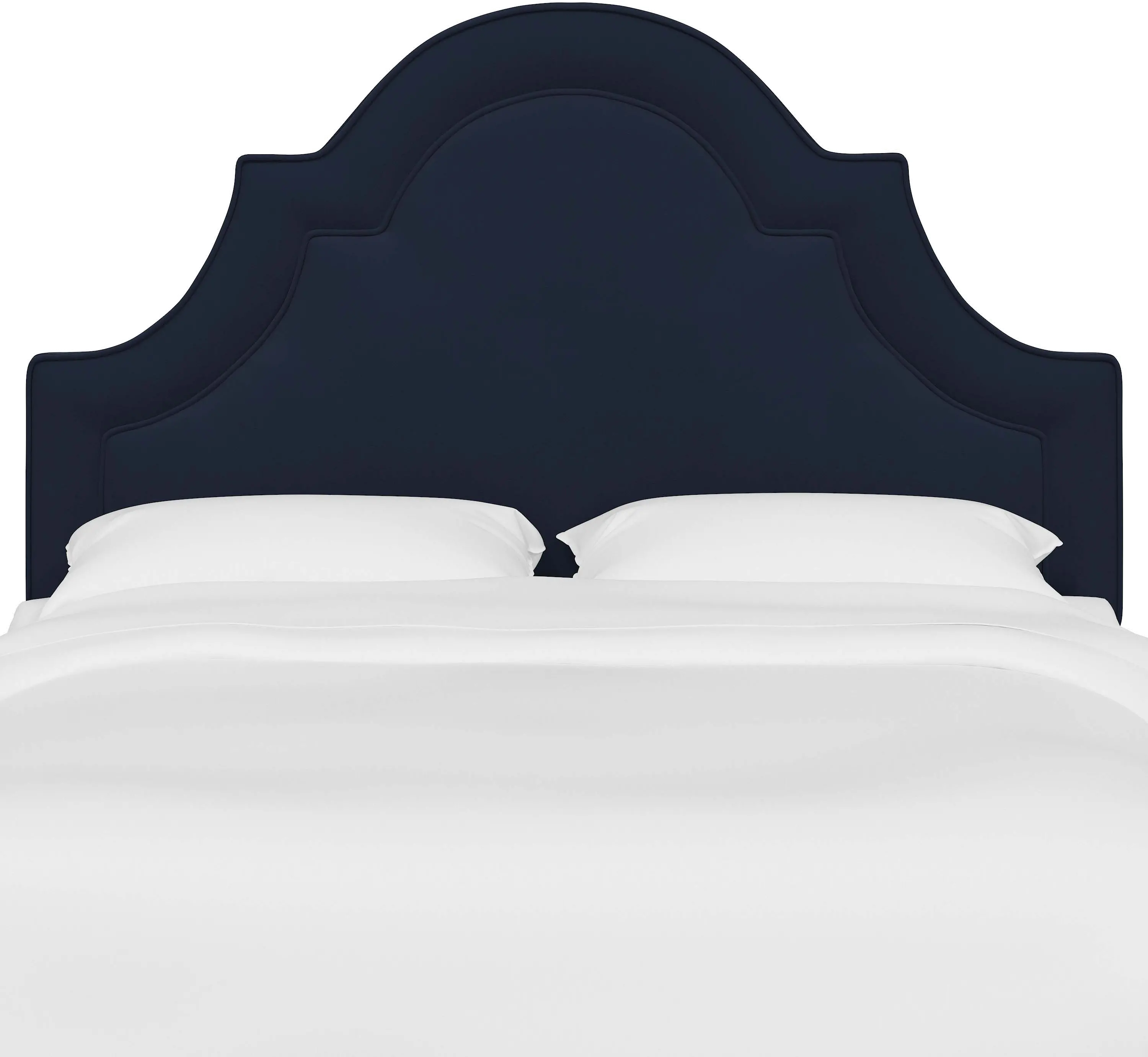 180TVLVINK Jolie Velvet Ink Twin Headboard - Skyline Furniture-2