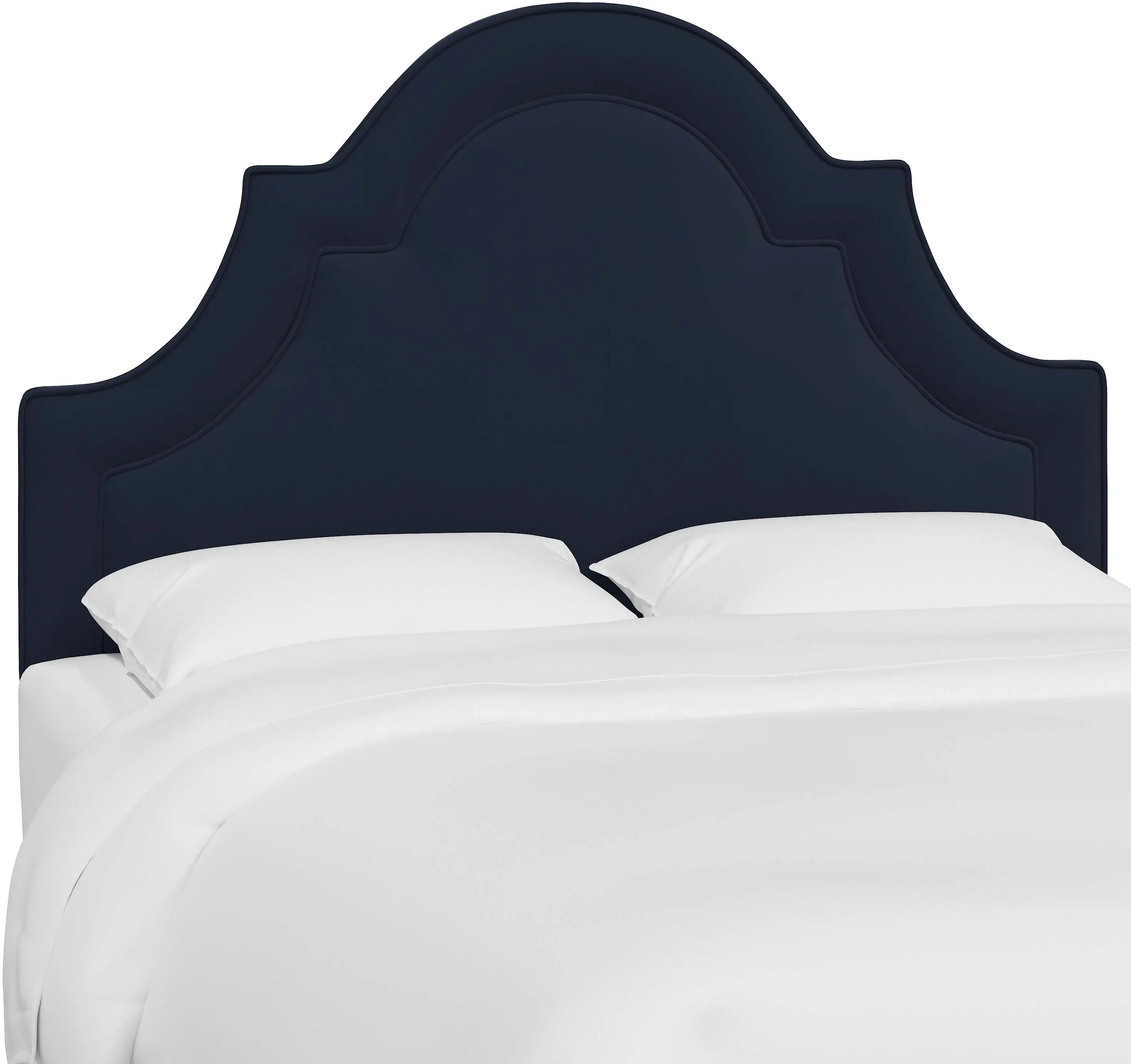 180TVLVINK Jolie Velvet Ink Twin Headboard - Skyline Furniture-3