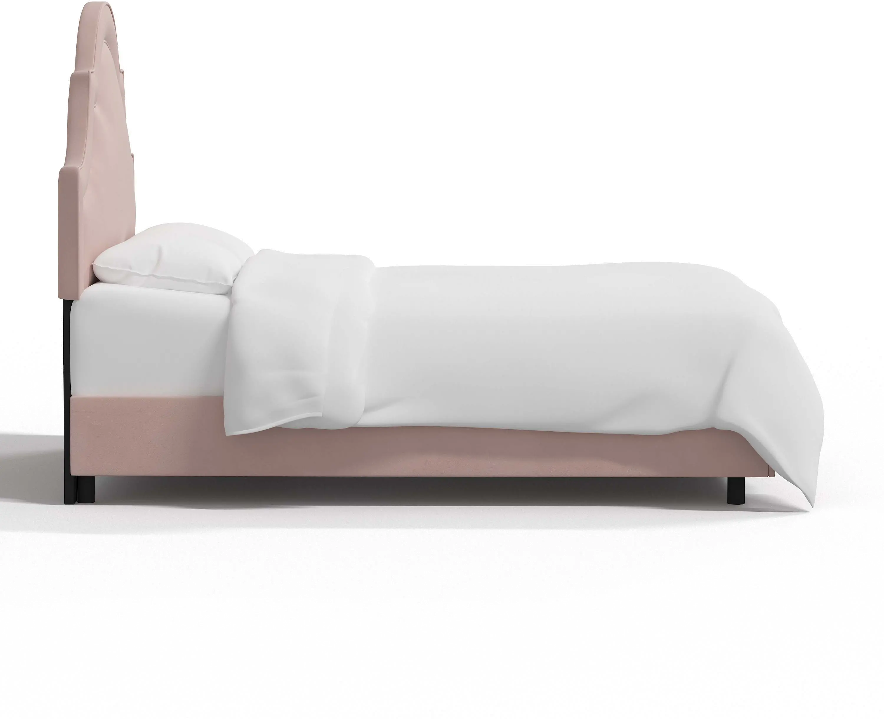181BEDVLVTBLSH Jolie Velvet Blush Full Bed - Skyline Furniture-3