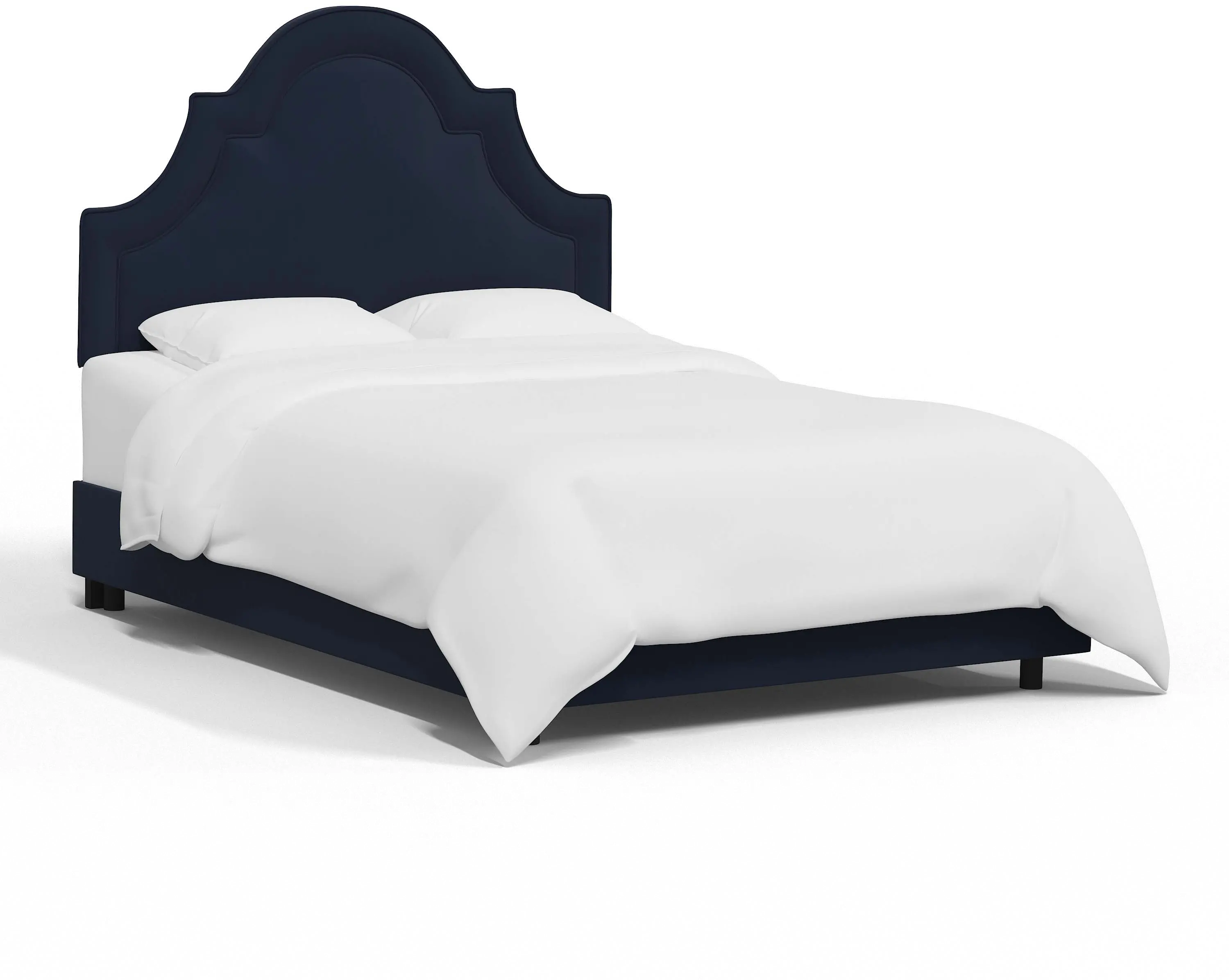 181BEDVLVINK Jolie Velvet Ink Full Bed - Skyline Furniture-2