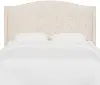 420TLNNTLC Blake Linen Talc Twin Wingback Headboard - Skyline Furniture