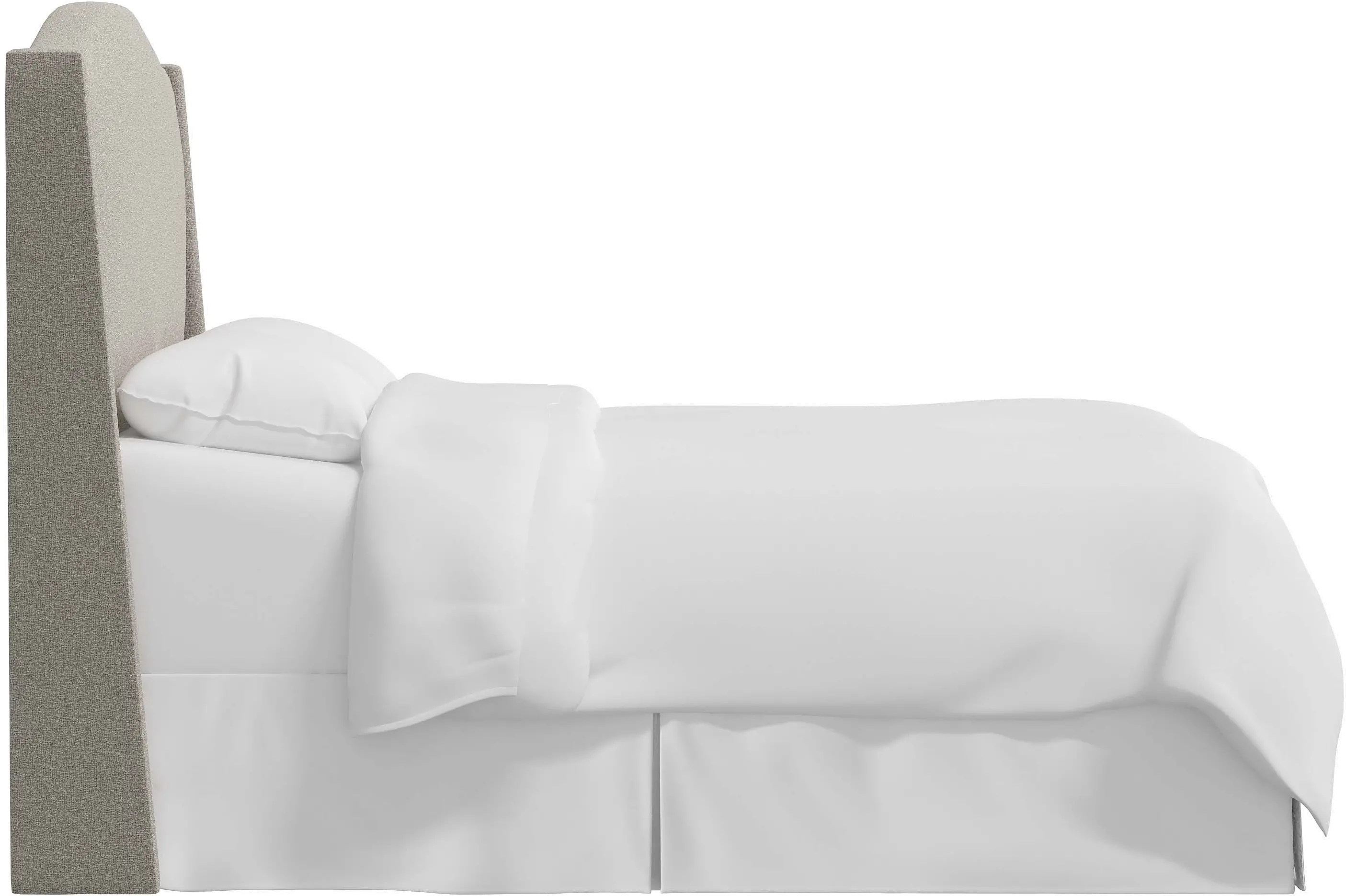 420TMLNELP Blake Elephant Gray Twin Wingback Headboard - Skyline Furniture-1