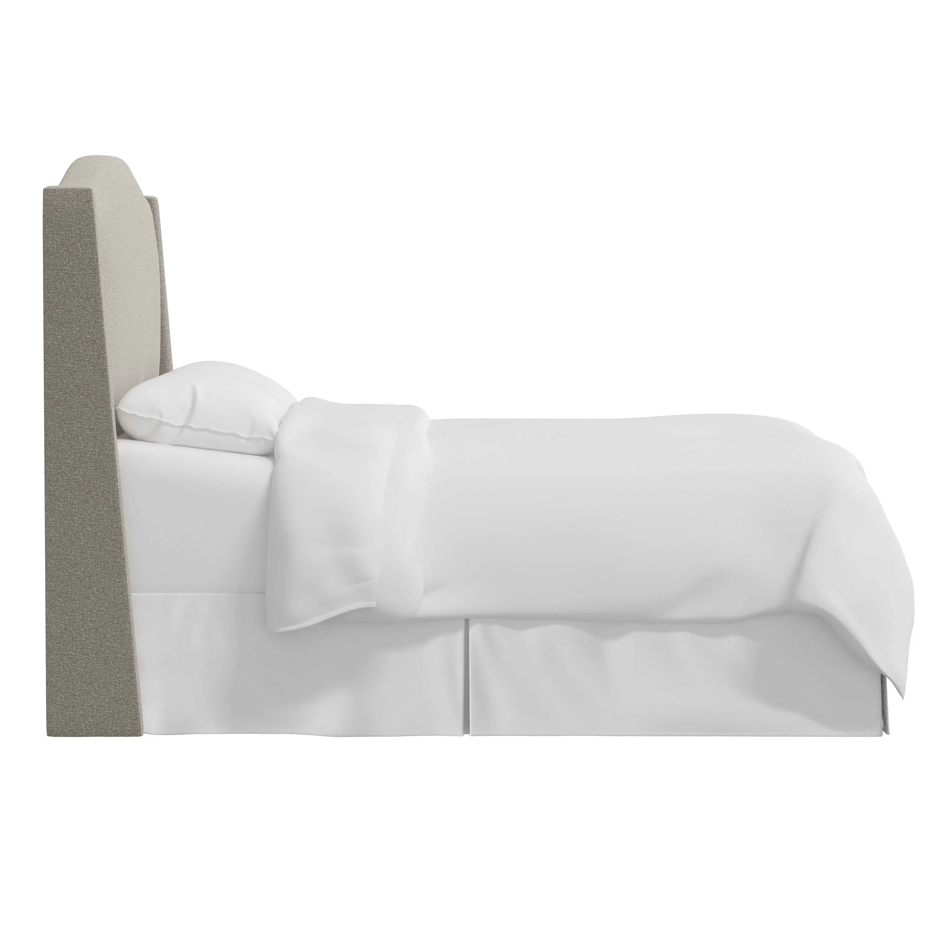 423KMLNELP Blake Elephant Gray King Wingback Headboard - Skyline Furniture-3