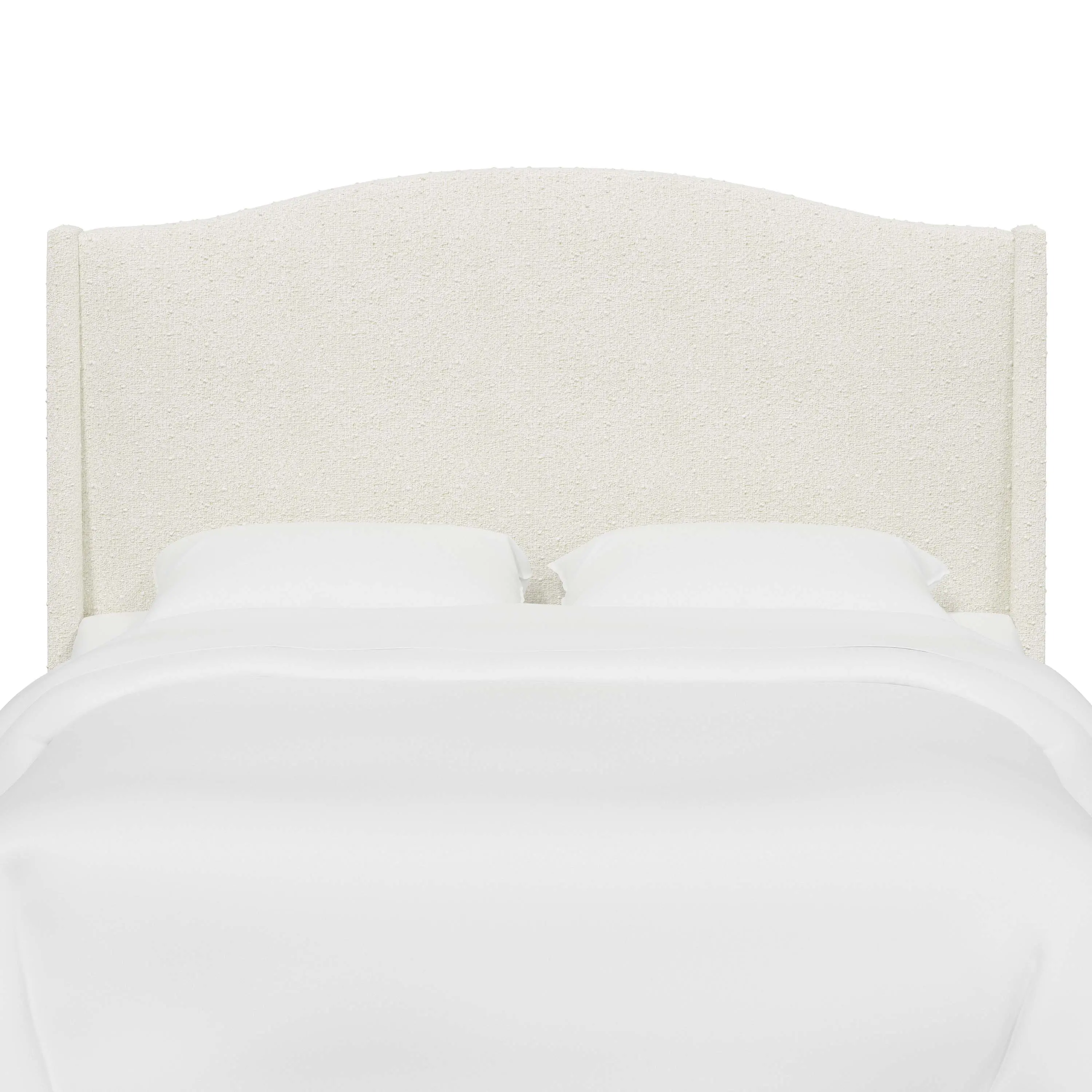 420TMLNSNW Blake Snow White Twin Wingback Headboard - Skyline Furniture-1