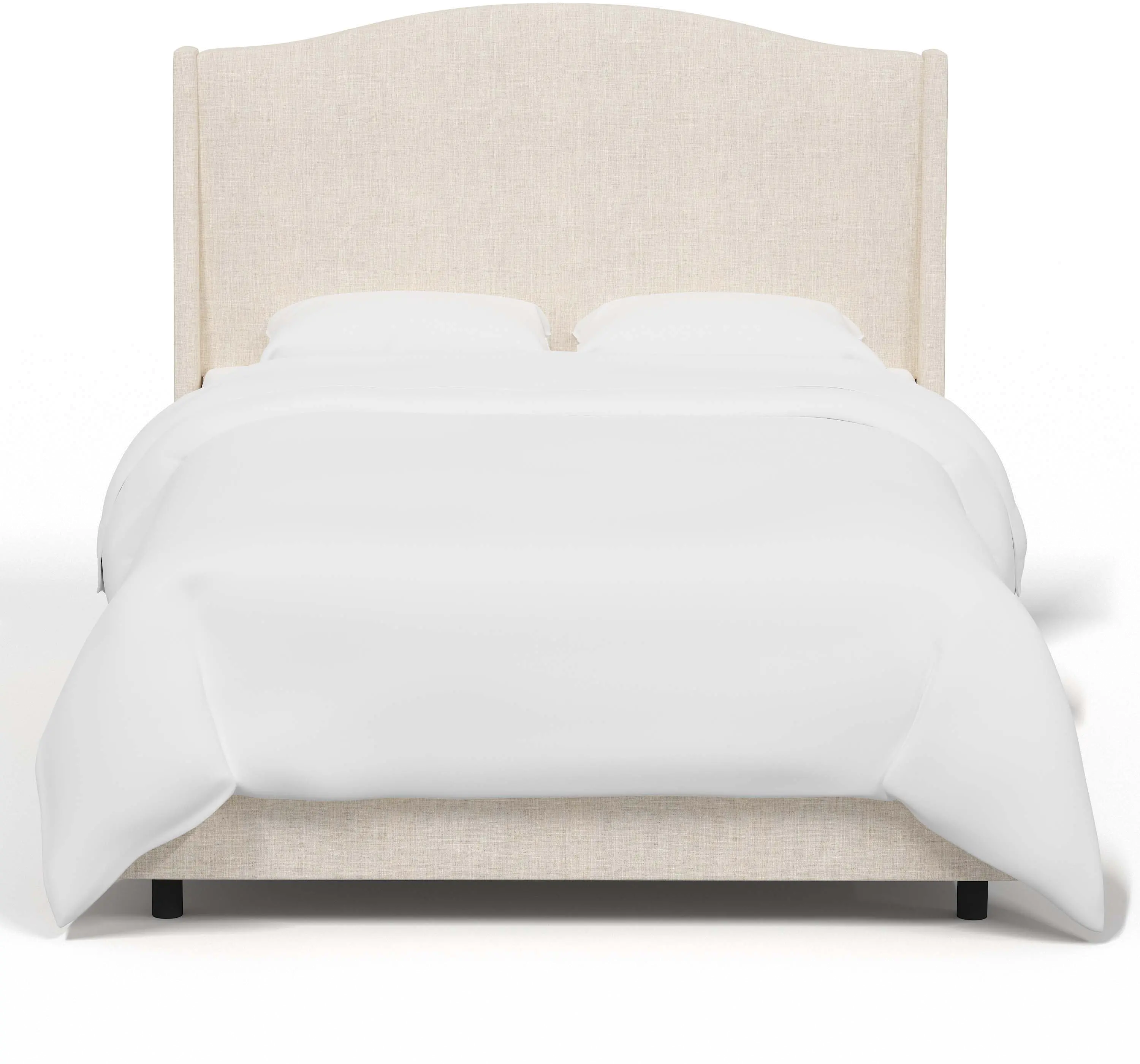 423BEDLNNTLC Blake Linen Talc King Wingback Bed - Skyline Furniture-1
