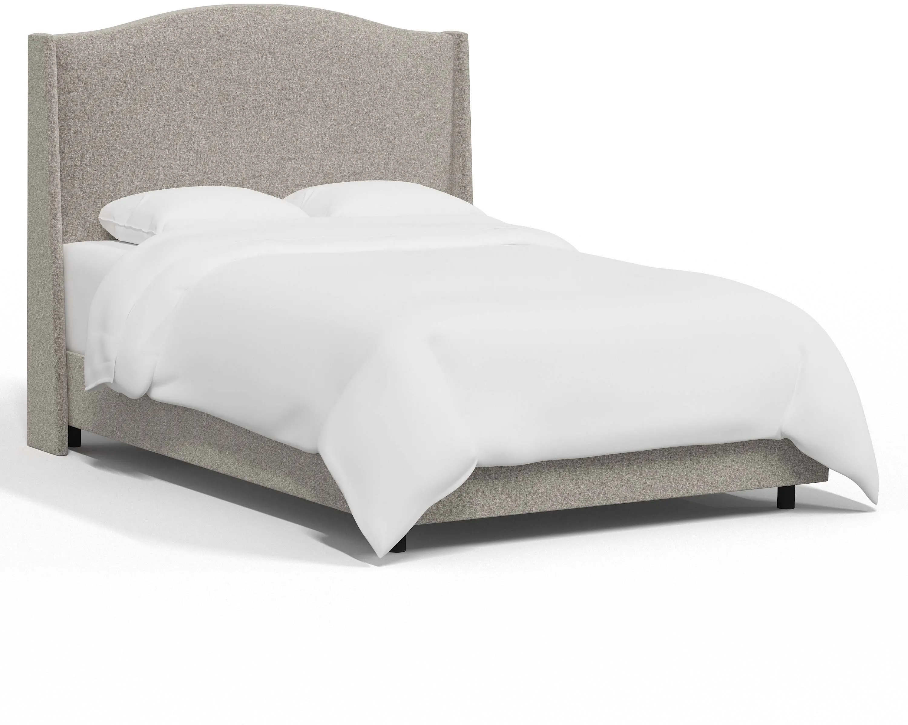 423BEDMLNELP Blake Elephant Gray King Wingback Bed - Skyline Furniture-2