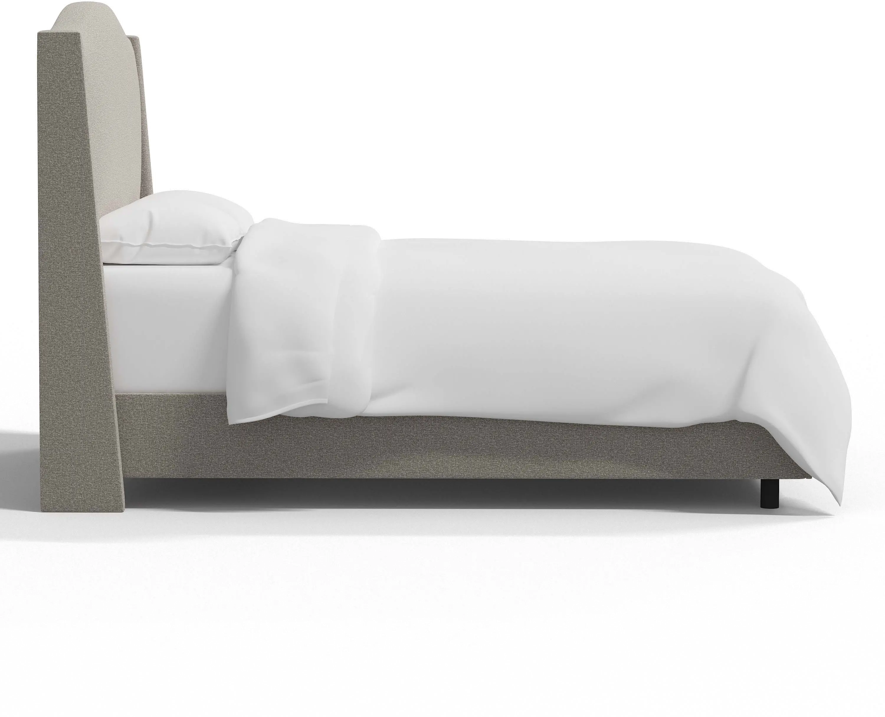 424BEDMLNELP Blake Elephant Gray California King Wingback Bed - Skyline Furniture-3