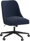 84-9VLVINK Spencer Velvet Ink Office Chair - Skyline Furniture