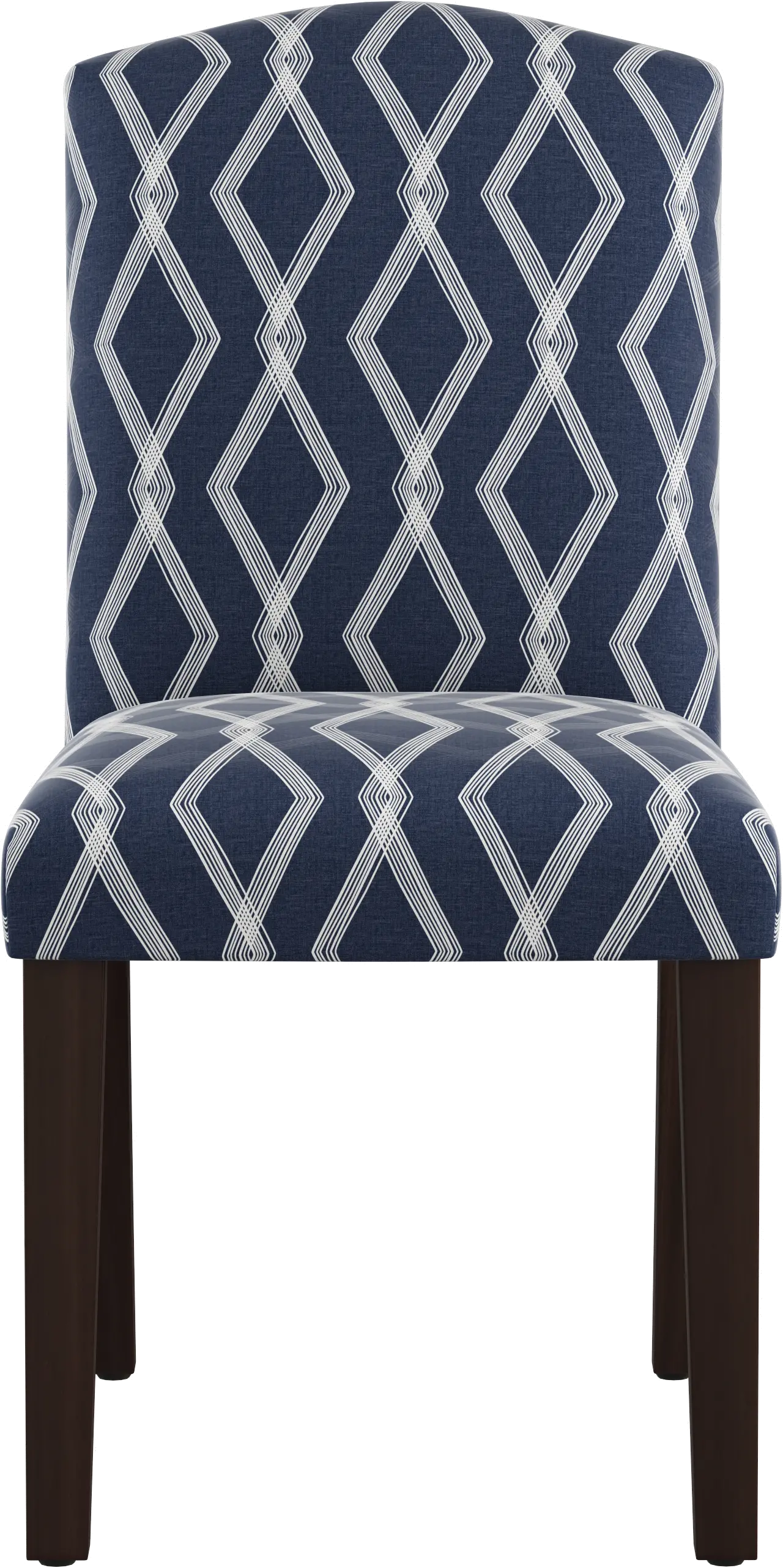 64-6CRSBLOGA Nora Crossweave Blue Dining Chair - Skyline Furniture-3