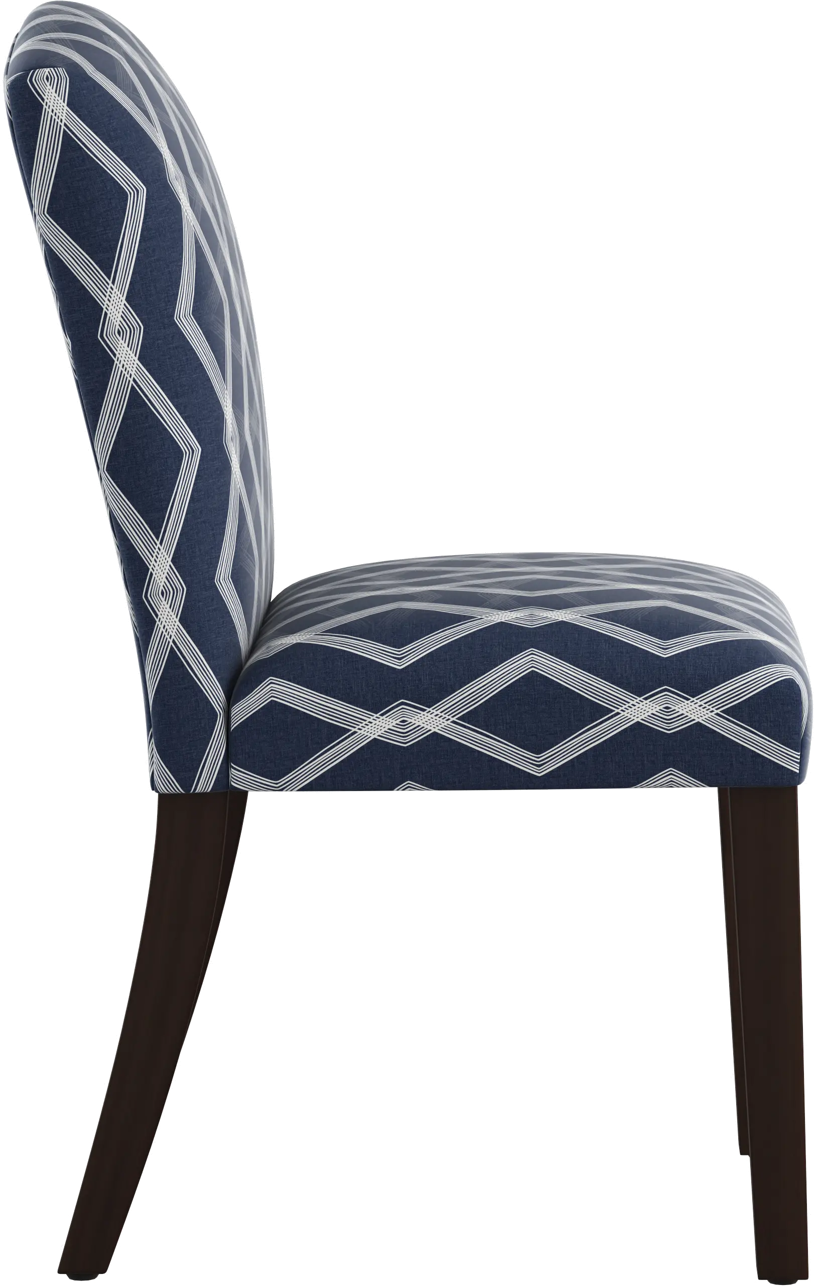 64-6CRSBLOGA Nora Crossweave Blue Dining Chair - Skyline Furniture-4