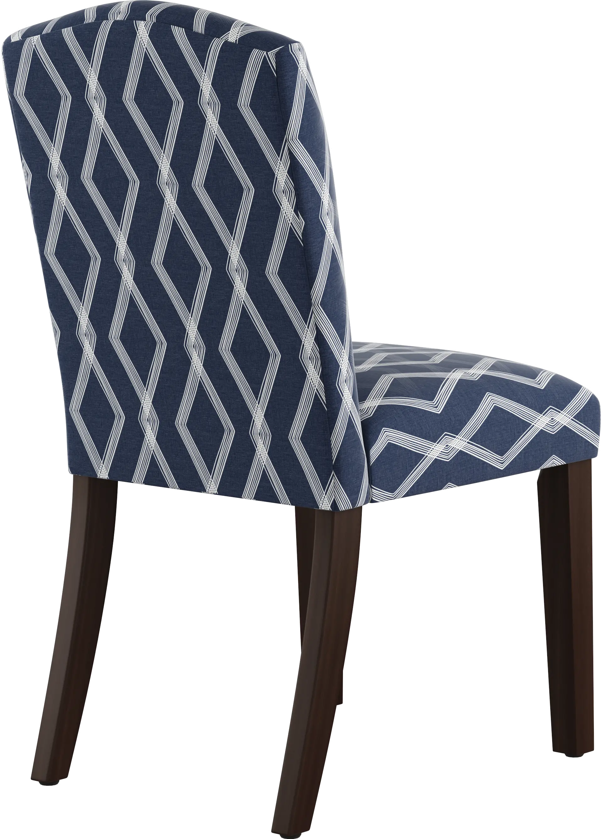 64-6CRSBLOGA Nora Crossweave Blue Dining Chair - Skyline Furniture-5