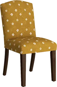 64-6TMROCHOGA Nora Ochre Dining Chair - Skyline Furniture