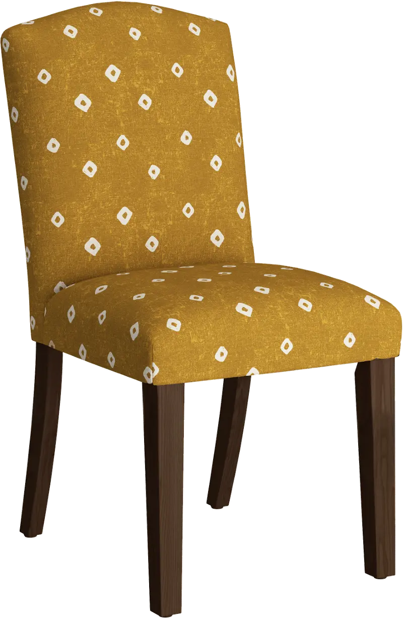 Nora Ochre Dining Chair - Skyline Furniture