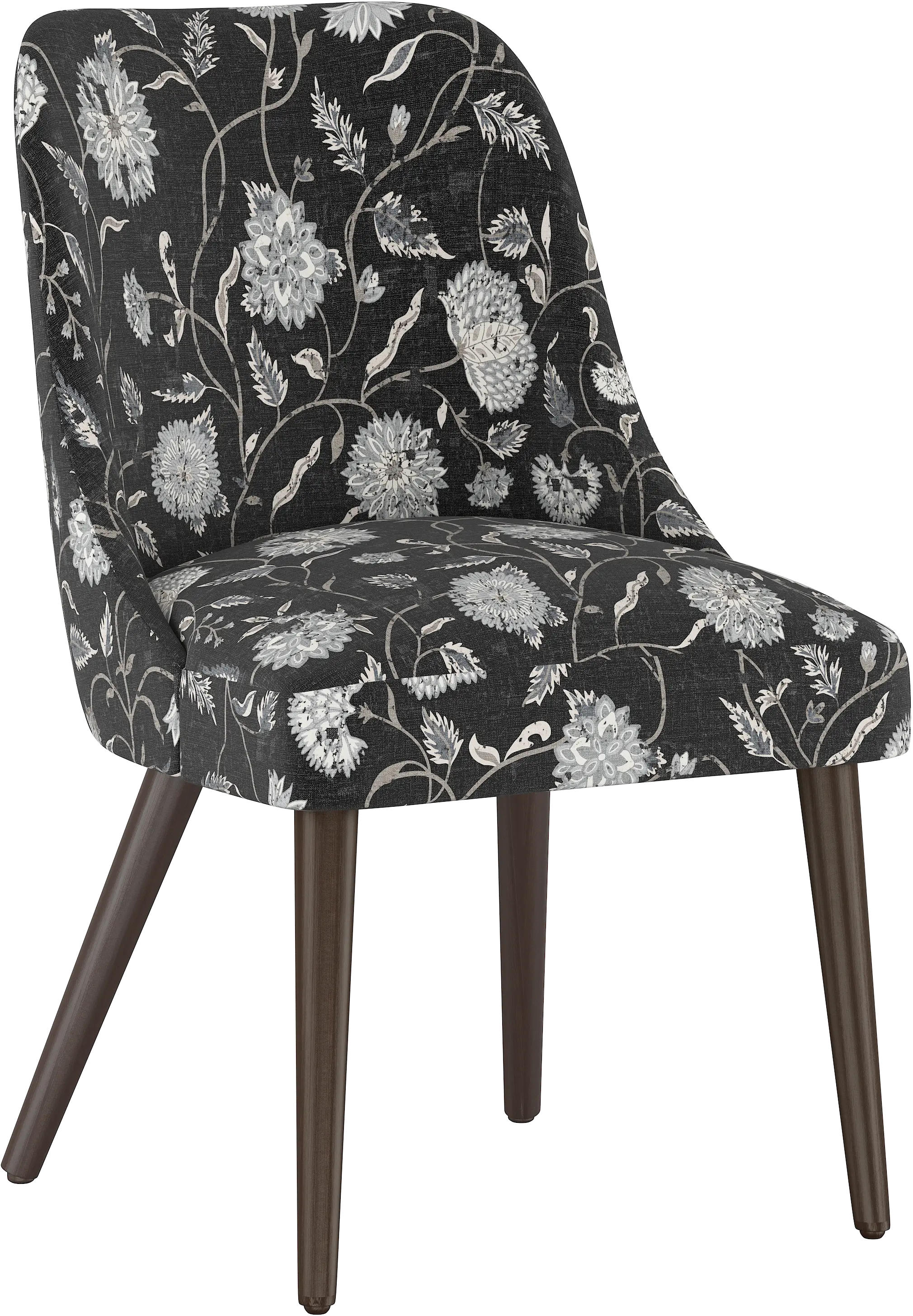 84-6DHLBLCOGA Colton Dahlia Black Dining Chair - Skyline Furniture-1