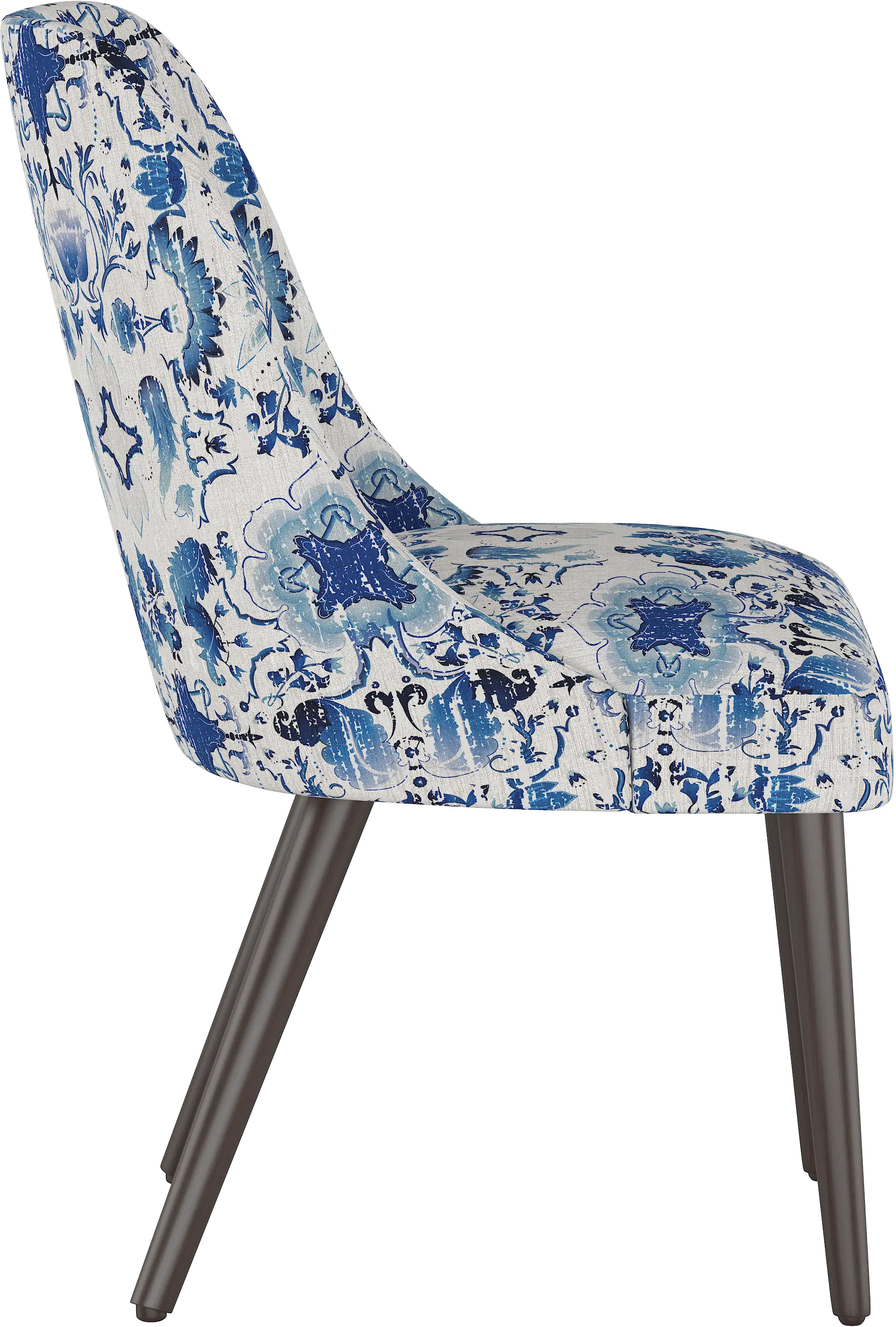 84-6PRSNFLRLBLOGA Colton Persian Floral Blue Dining Chair - Skyline Furniture-5
