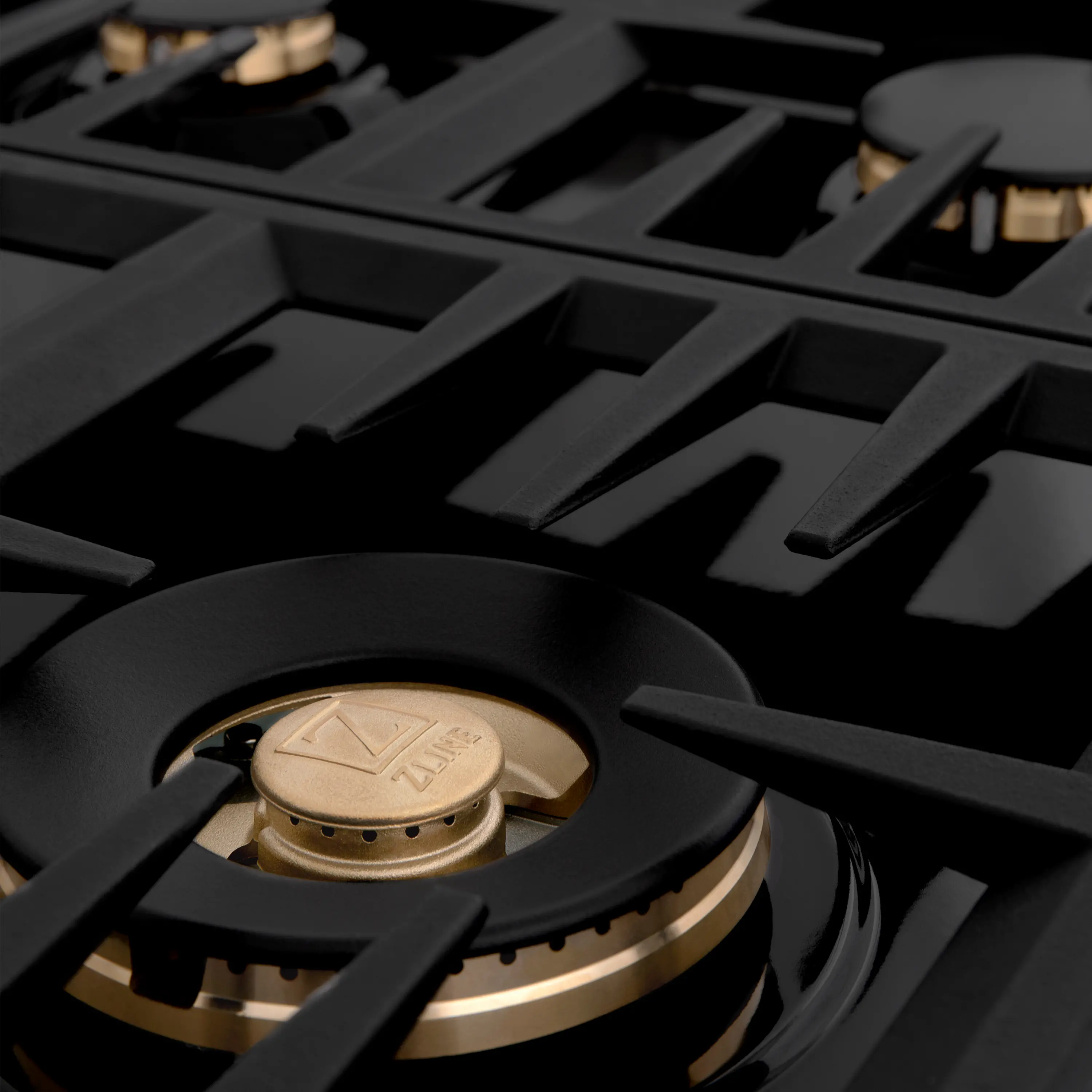RC-BR-36-PBT ZLINE Gas Cooktop - Stainless Steel, Black 36 Inch-6