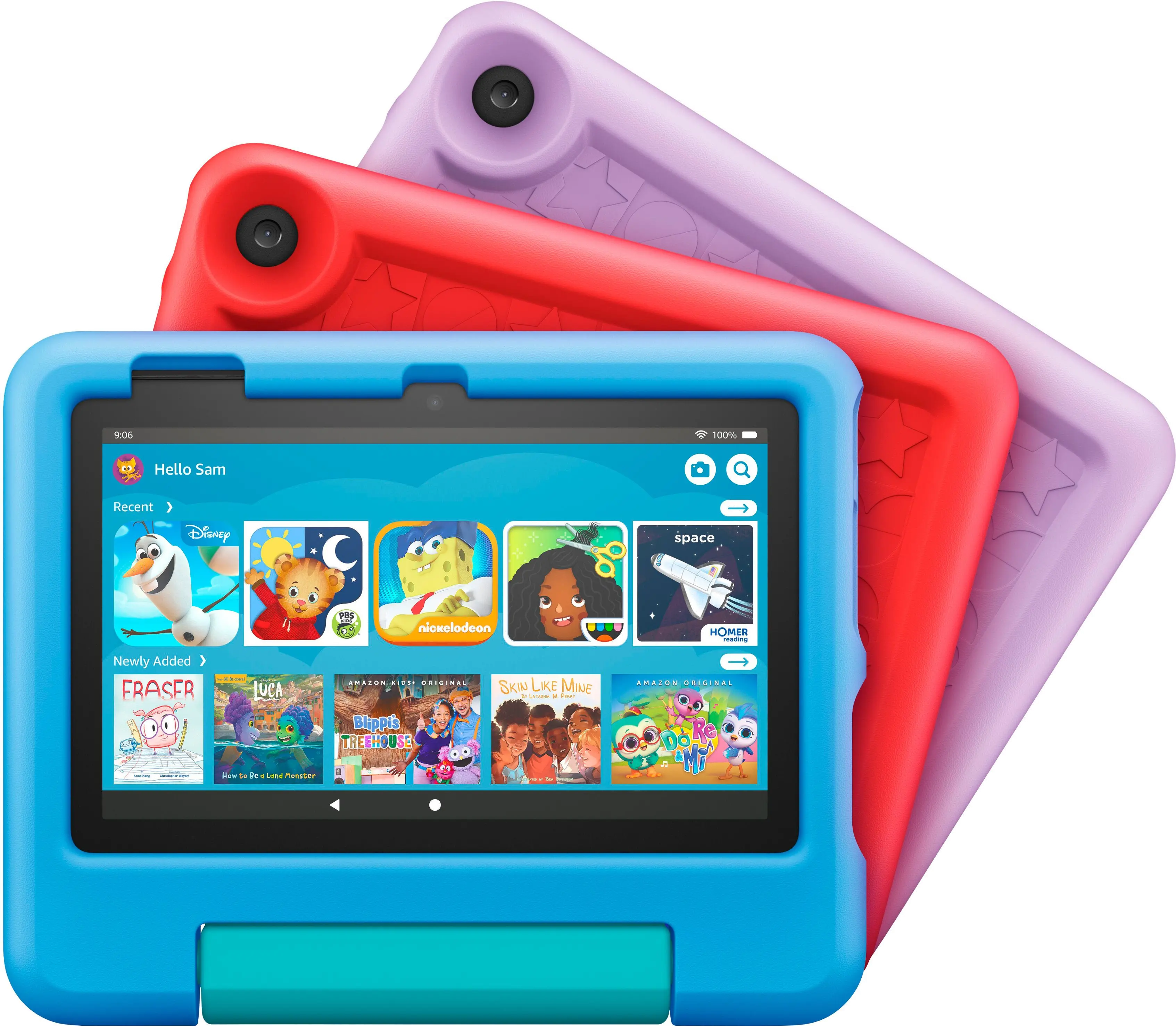 B099HF2WGM Amazon Fire 7 Kids Tablet 16GB - Red-5