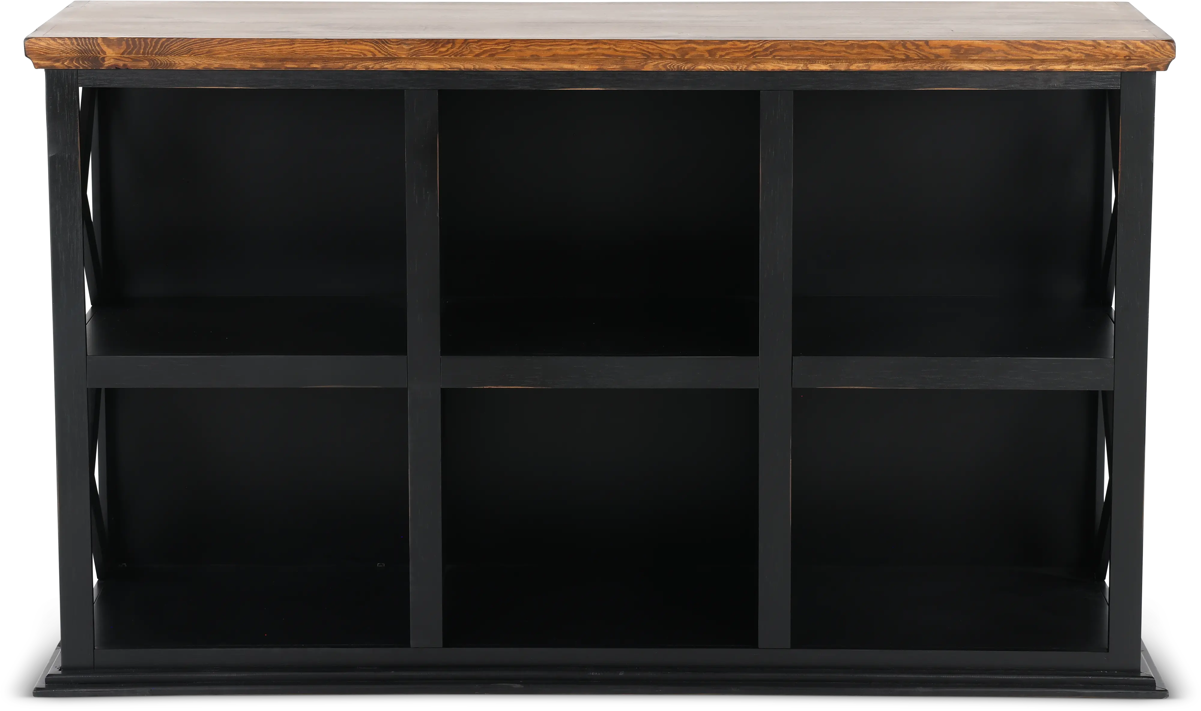 Qatar 54  Black TV Stand-2