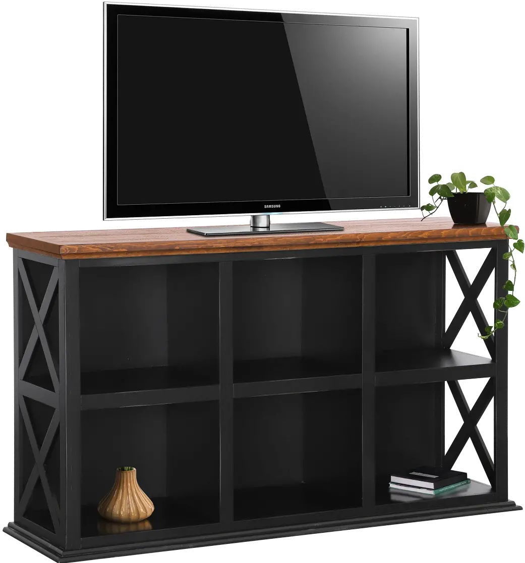 Qatar 54  Black TV Stand-4