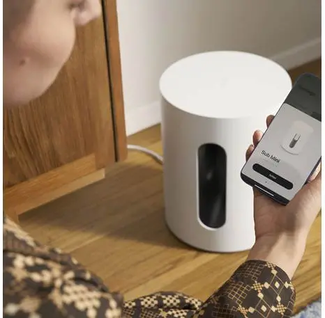 SONOS SUBM1US1 WHITE Sonos Sub Mini Dual 6  Wifi Subwoofer - White-5