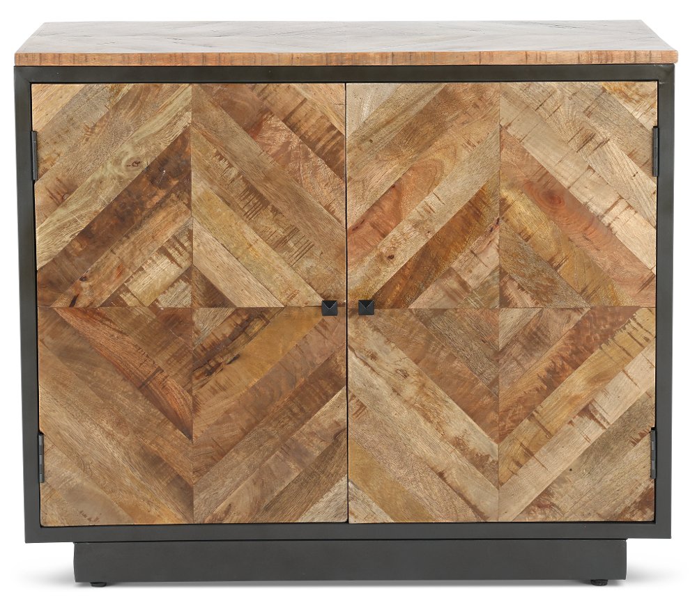 Munro Wood and Metal 2-Door Cabinet