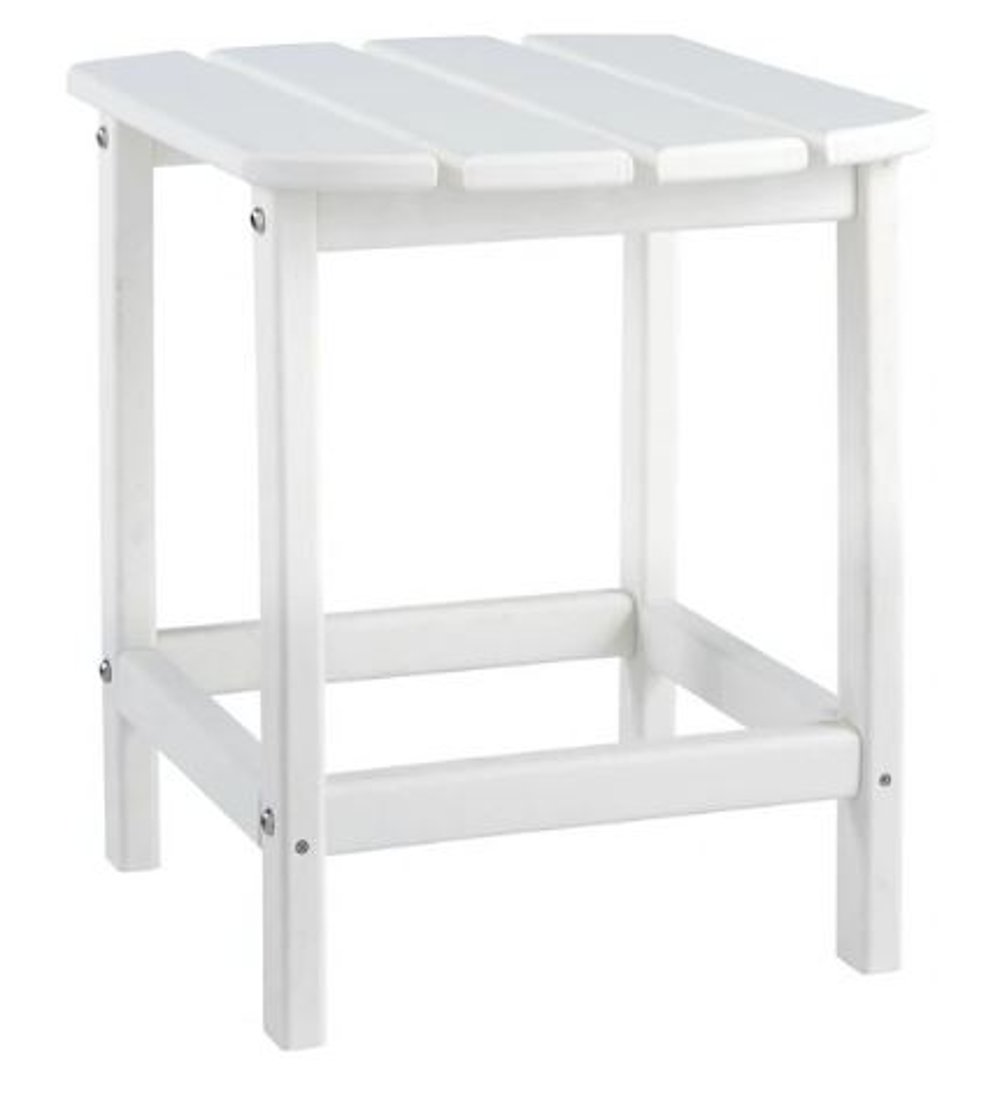 Atlantic White Patio Side Table
