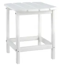 Atlantic White Patio Side Table