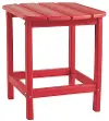 Atlantic Red Patio Side Table