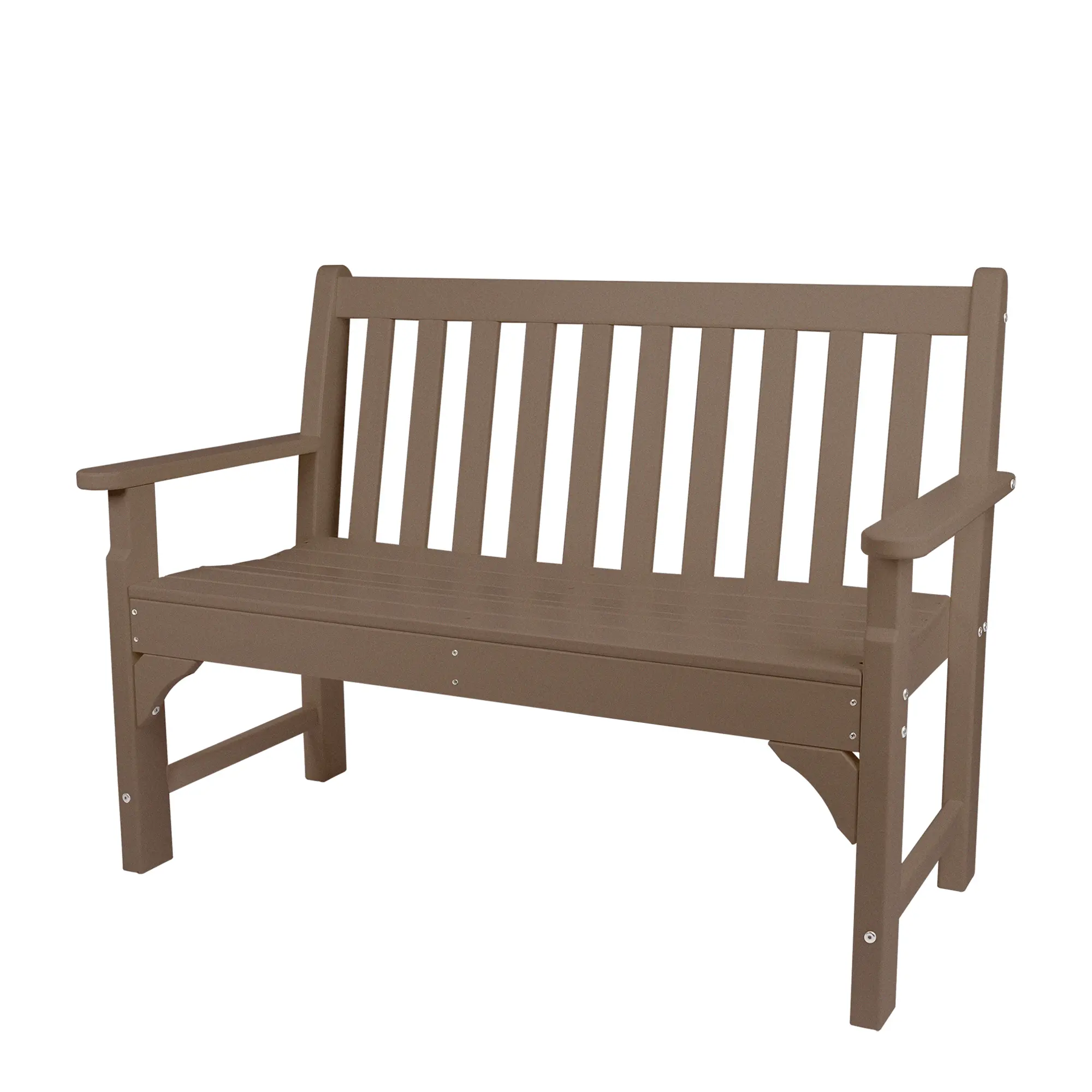 Atlantic Brown Patio Bench-1