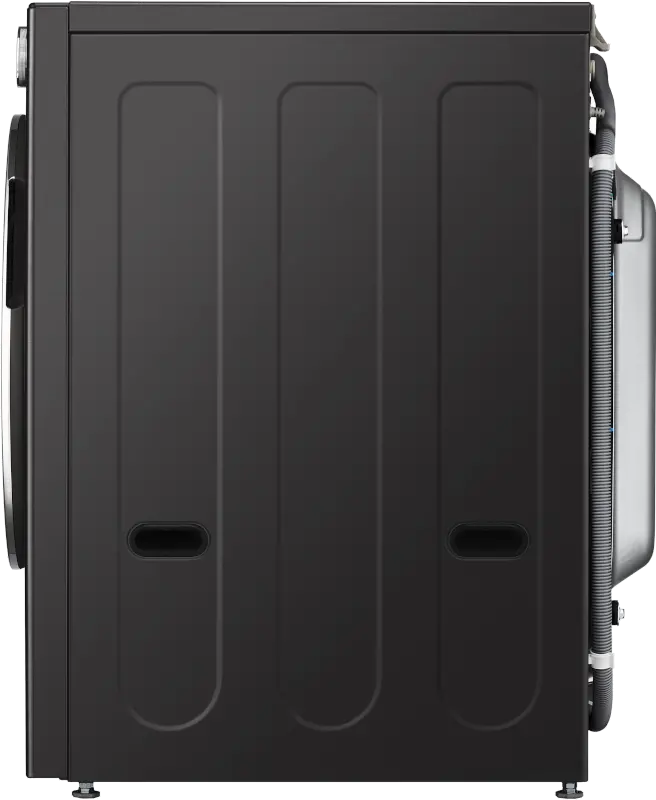 WM6700HBA LG 5 cu ft Front Load Washer - Black Steel 6700B-12