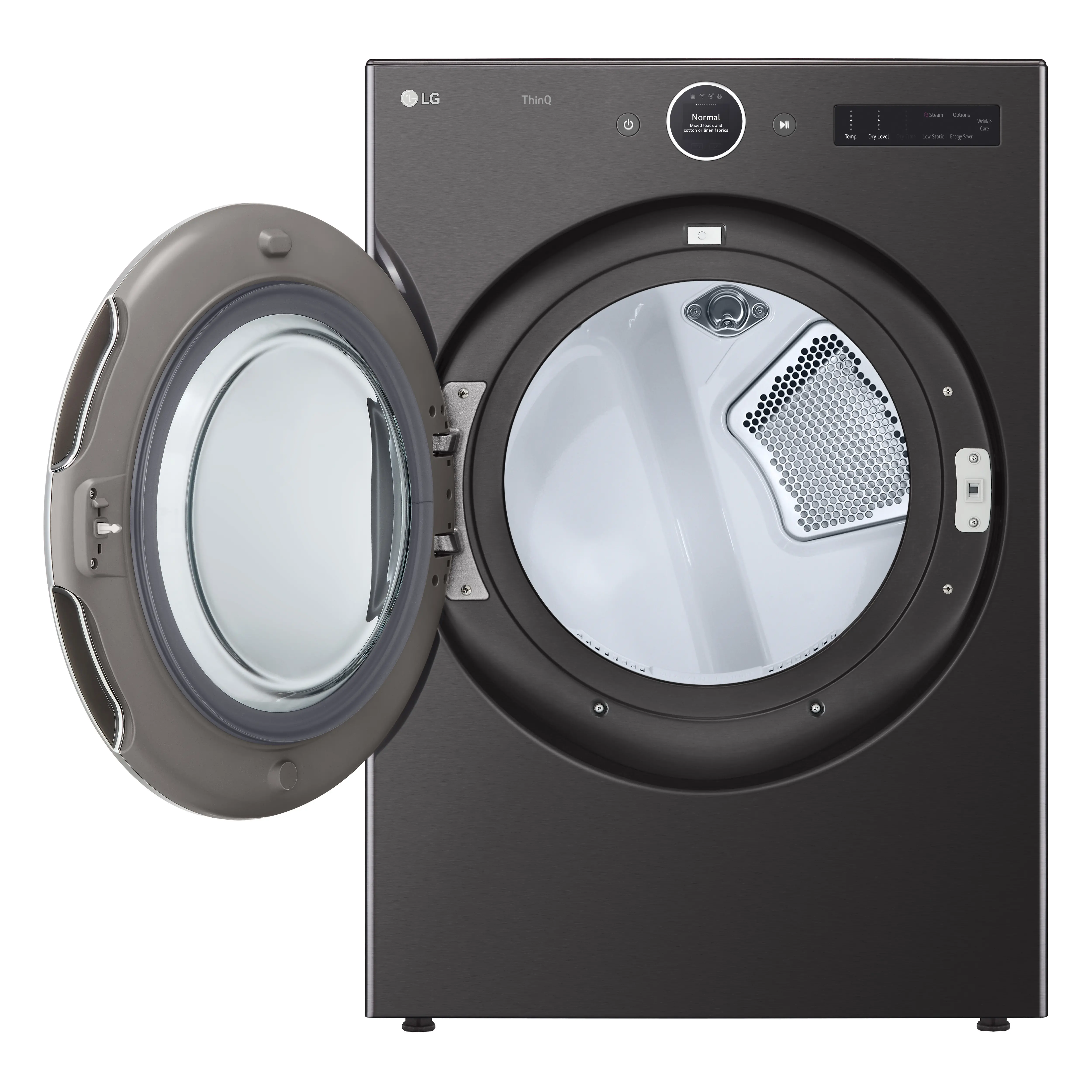 DLEX6700B LG 7.4 cu ft Electric Dryer - Black Steel 6700B-3