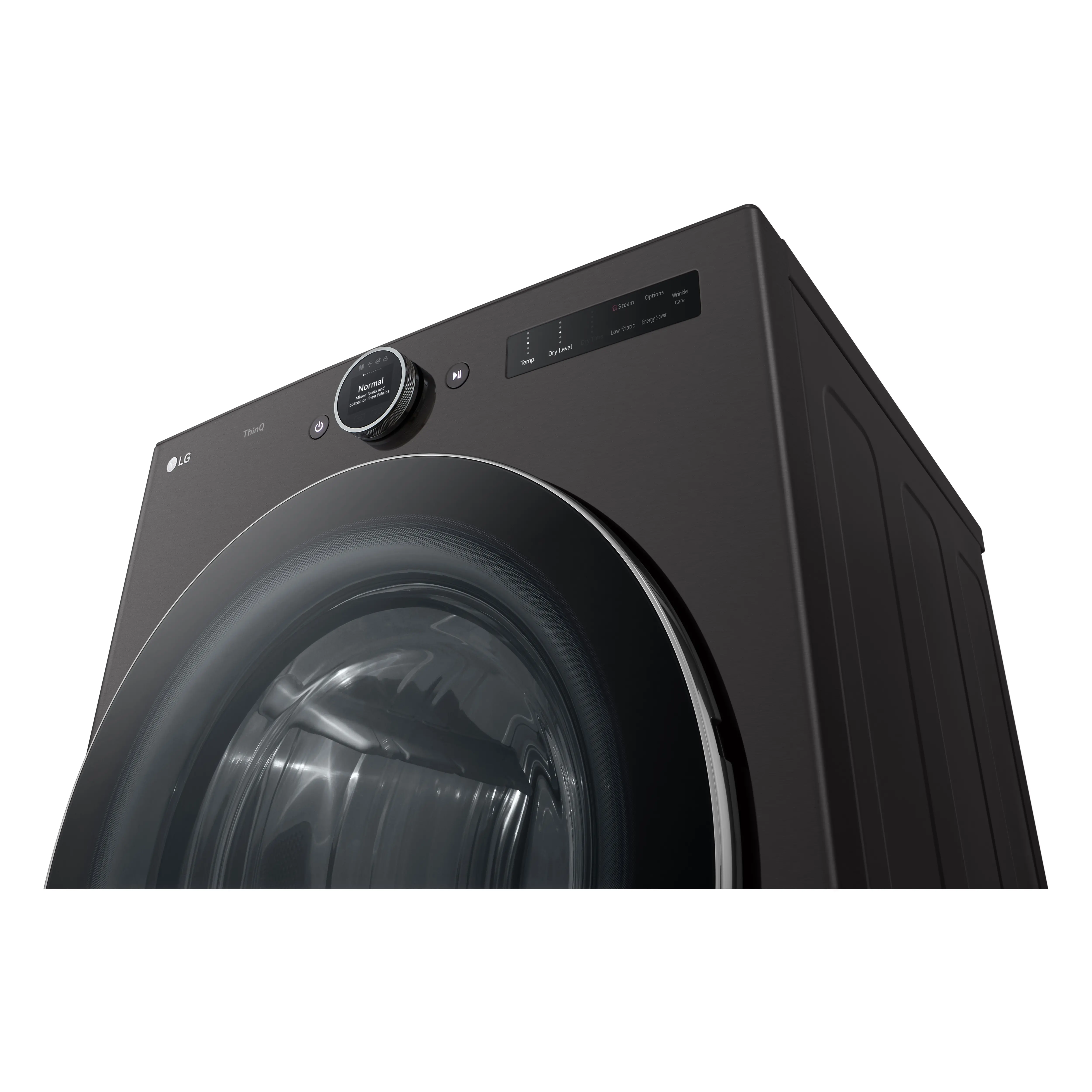 DLEX6700B LG 7.4 cu ft Electric Dryer - Black Steel 6700B-8