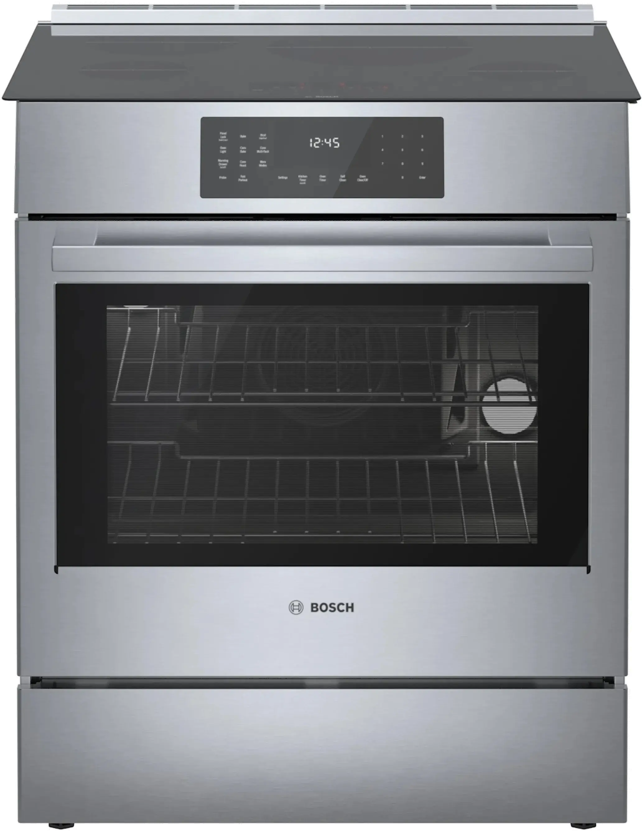 HII8057U Bosch 800 Series 4.6 cu ft Induction Range - Stainless Steel-1