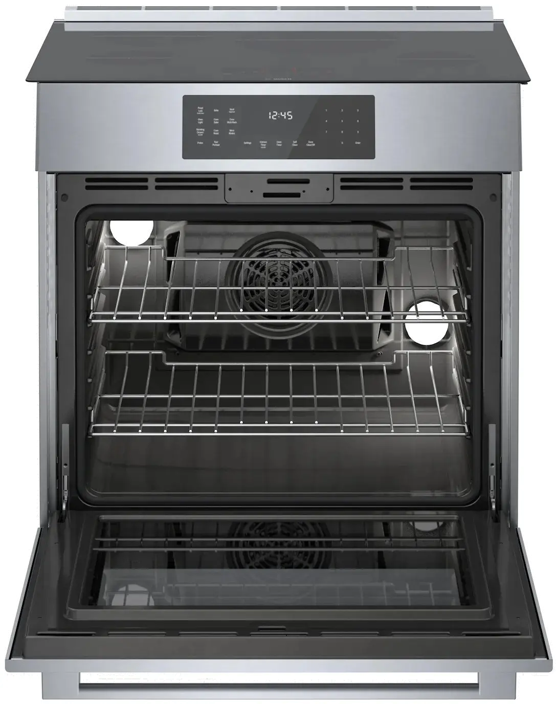 HII8057U Bosch 800 Series 4.6 cu ft Induction Range - Stainless Steel-3