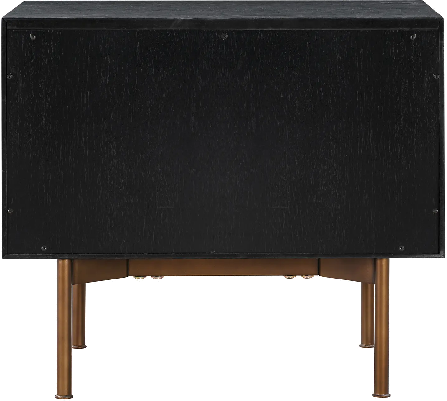 LCCFLABL Carnaby Black and Bronze 2 Drawer Nightstand-6