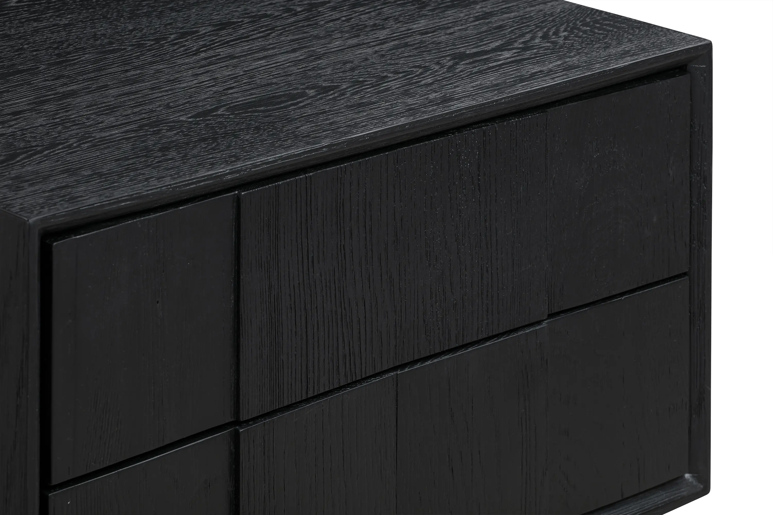 LCCFLABL Carnaby Black and Bronze 2 Drawer Nightstand-2