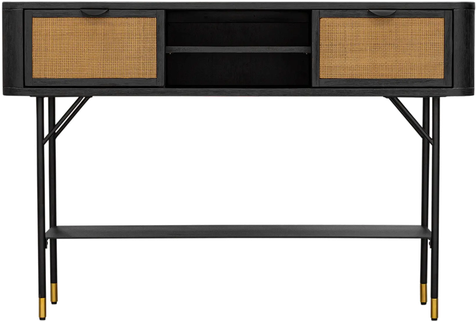 LCSRCNBL Saratoga Black Console Table-3